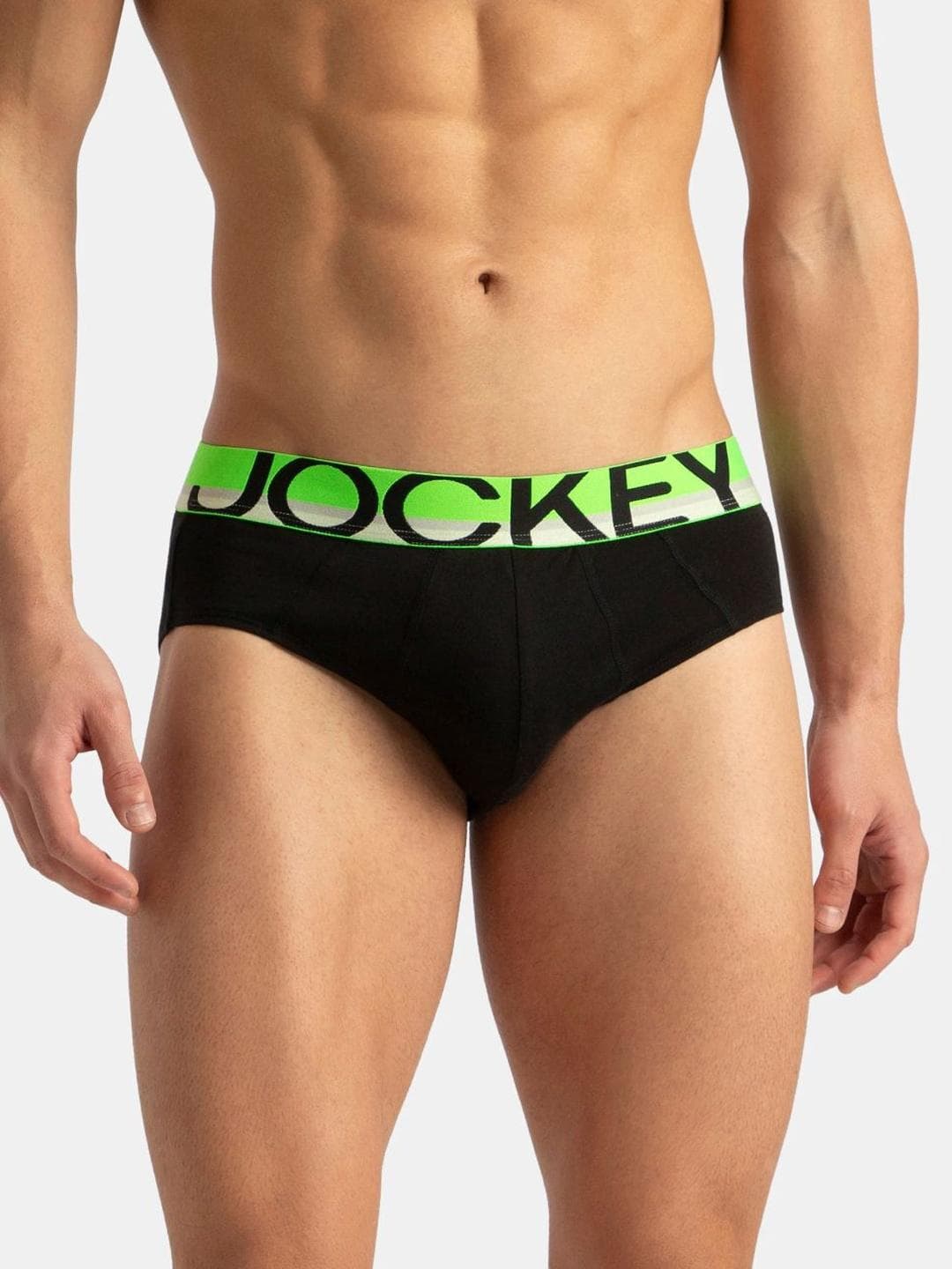 Jockey Super Combed Cotton Solid Brief With Ultrasoft Waistband - FP01