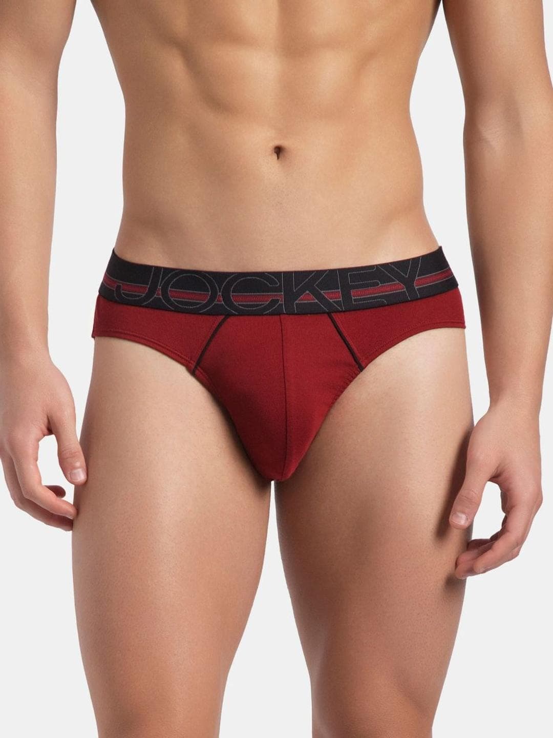 Jockey Super Combed Cotton Rib Brief With Ultrasoft Waistband-US17
