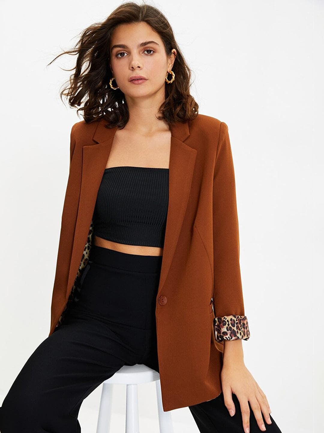 Trendyol Single-Breasted Regular Fit Formal Blazer