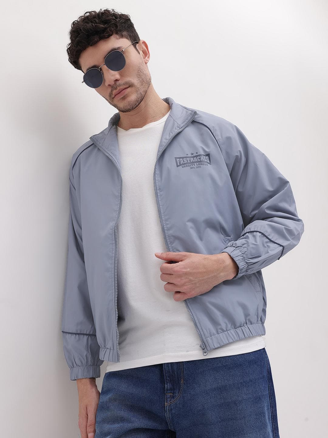 The Roadster Life Co. Mock Collar Bomber Jacket