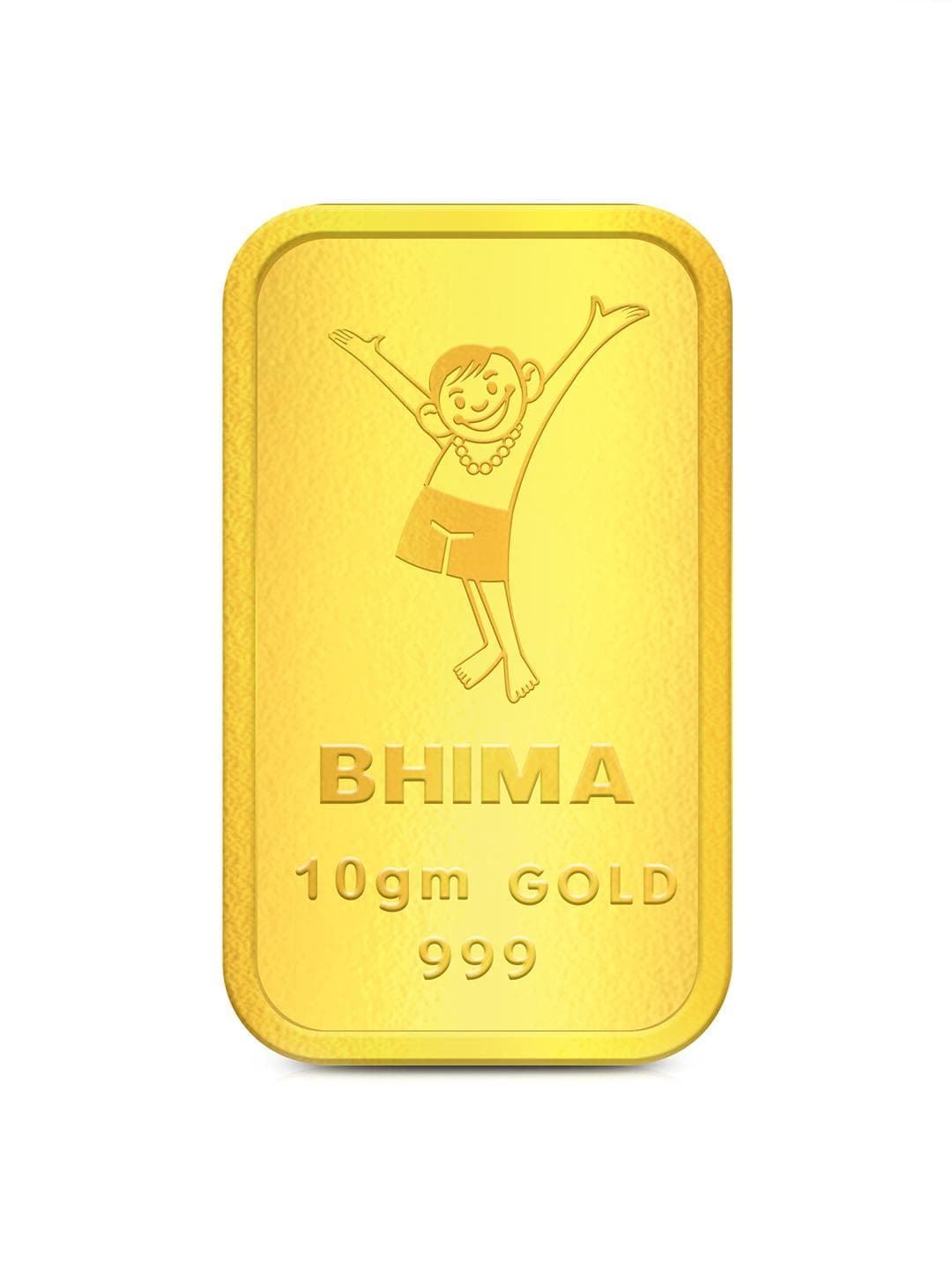 BHIMA Floral 24K 999 Purity Gold Bar 10 gram