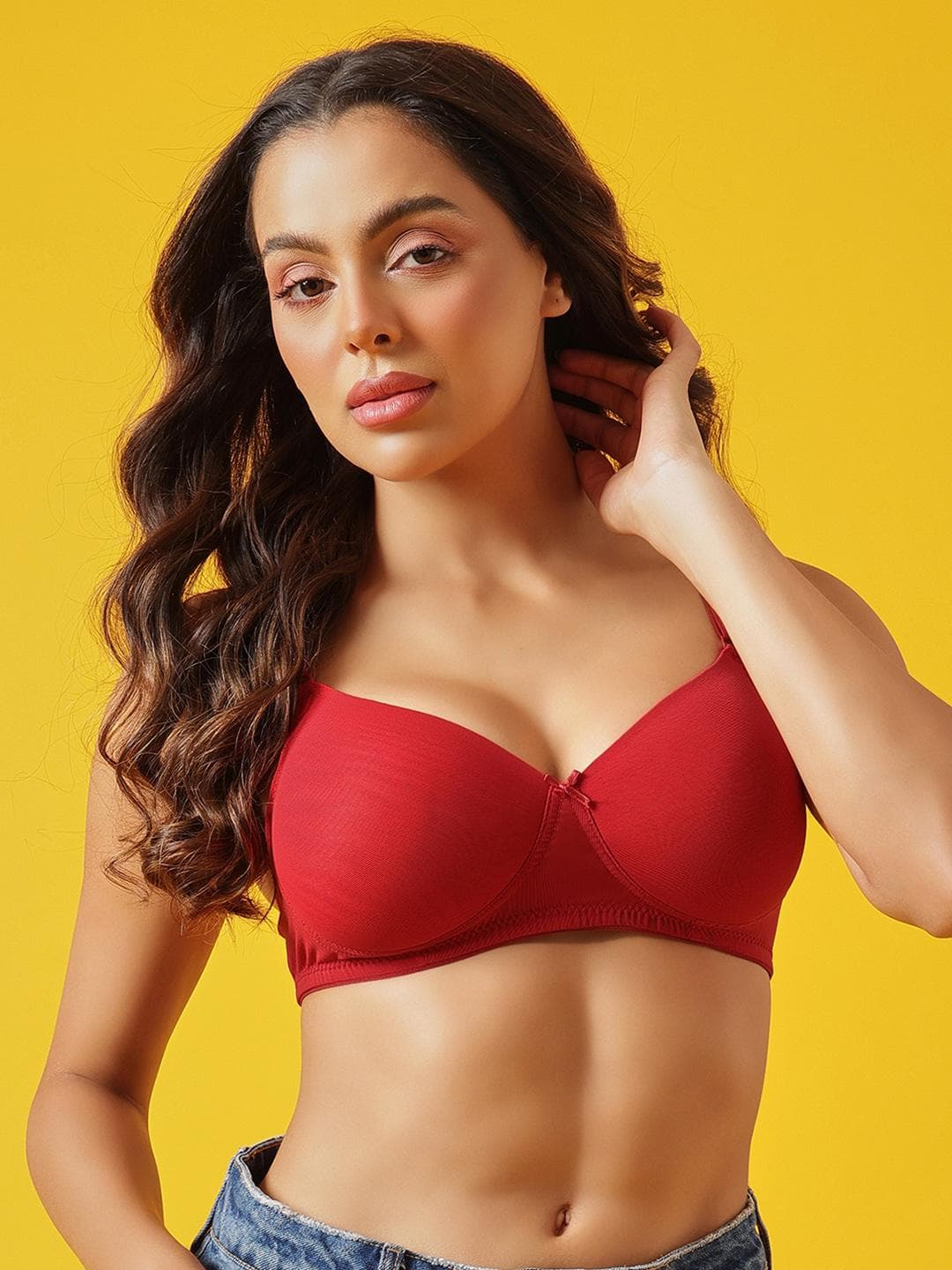 Buy Clovia Padded Non Wired T Shirt Bra - - Apparel for Women