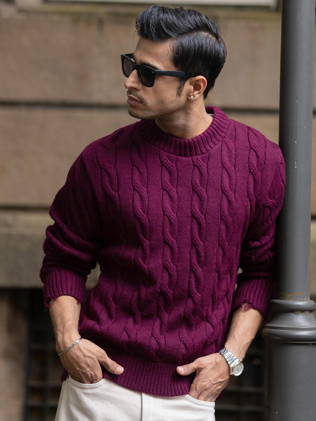 Powerlook Round Neck Long Sleeves Pullover