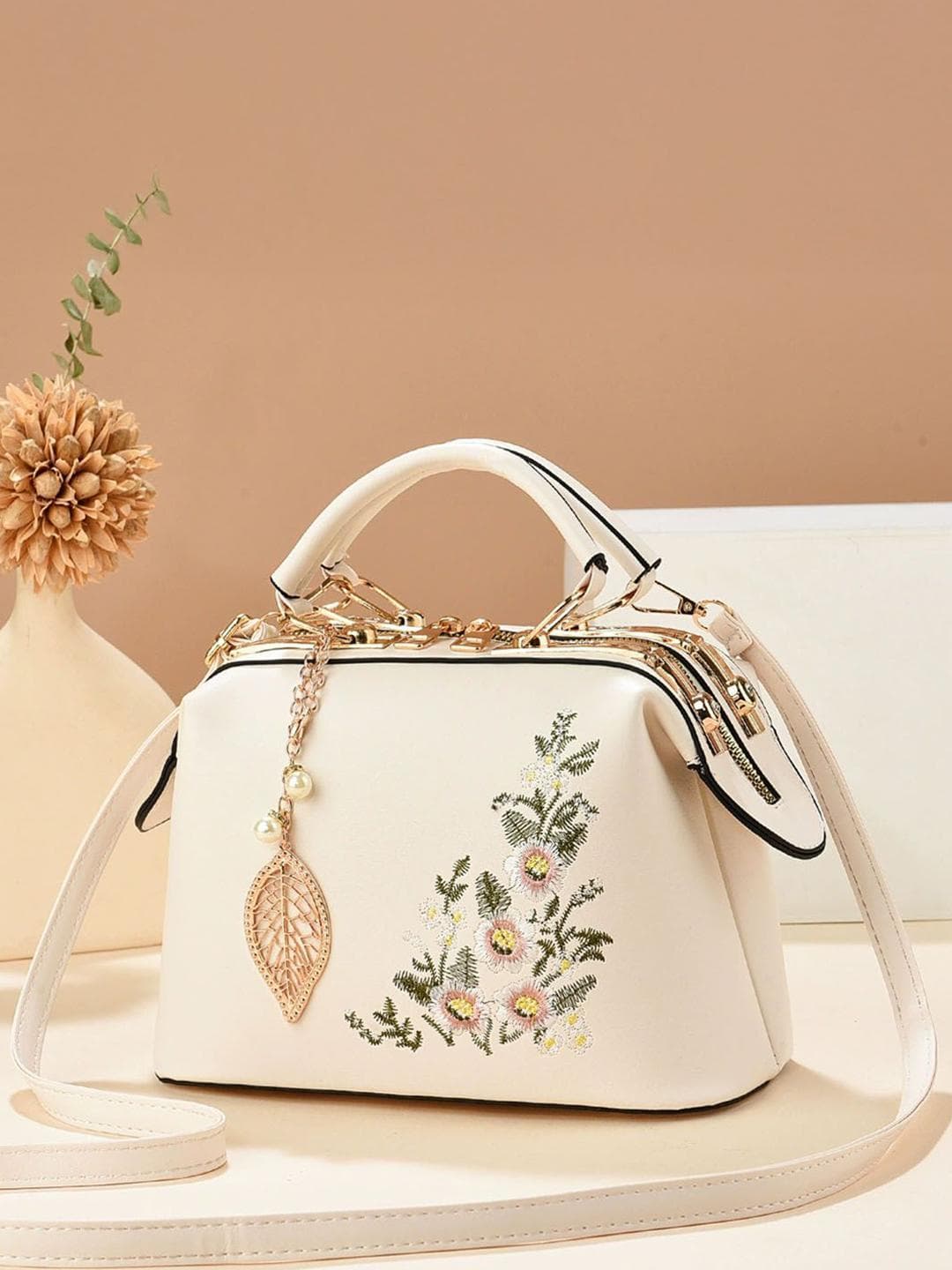 Buy StyleCast PU Half Moon Handheld Bag With Detachable Sling Strap - - Accessories for Women