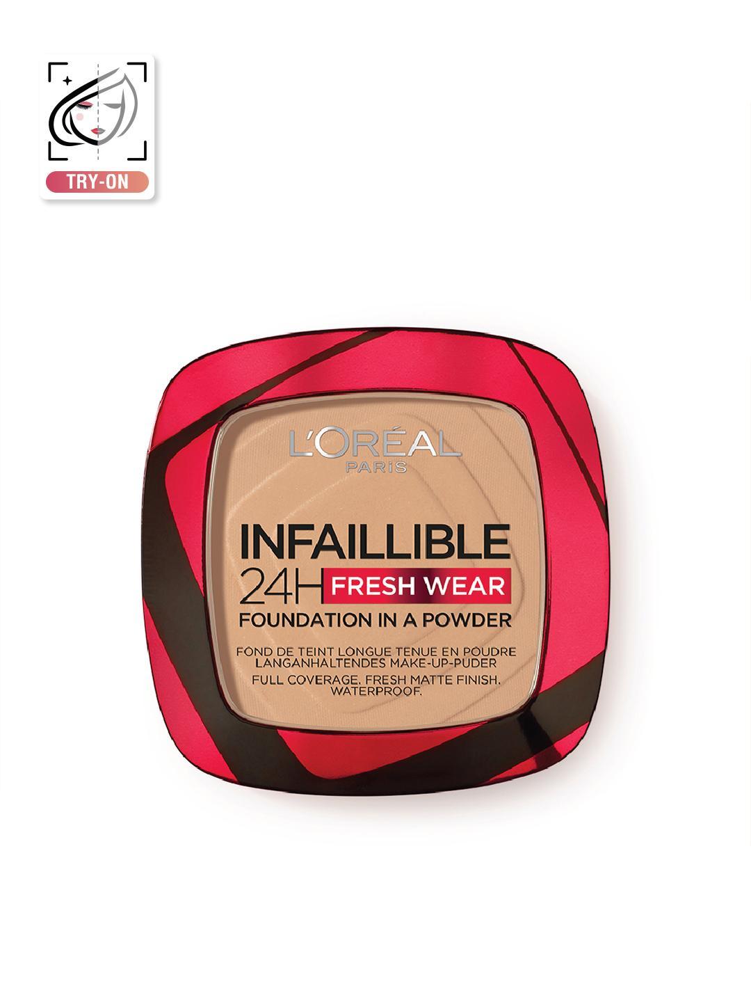 Buy LOreal Paris Infallible 24H Fresh Wear Waterproof Powder Foundation 9g Golden Beige 140 - - Personal Care for Women