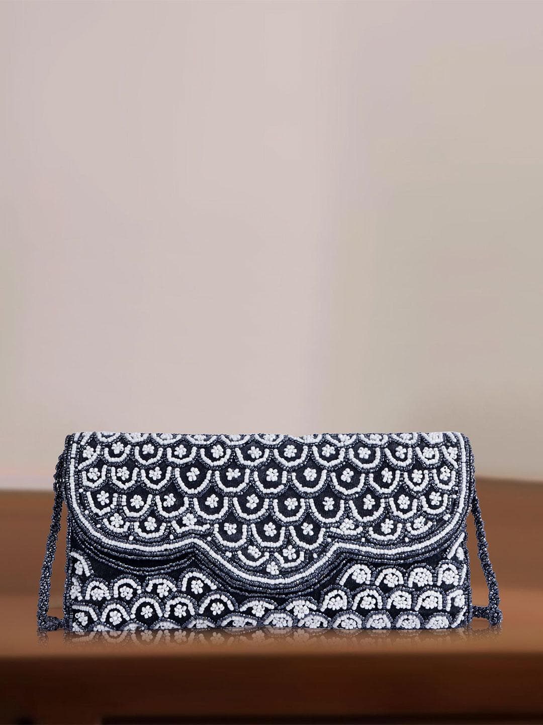 Buy Lancer Embroidered Purse Velvet Clutch - - Accessories for Women