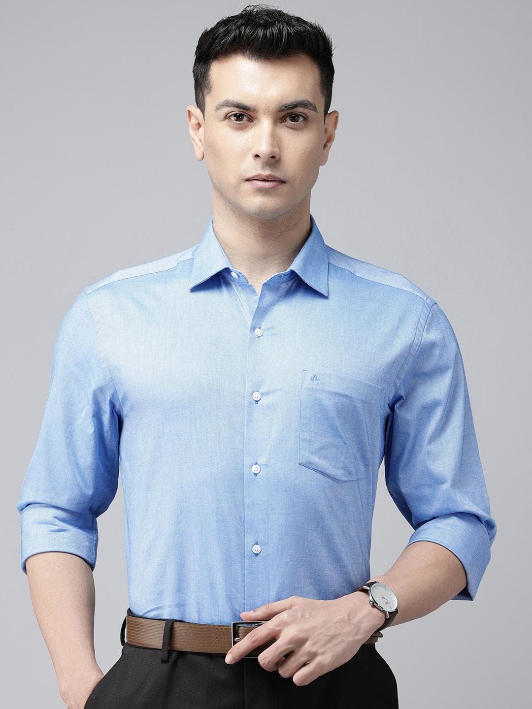 Arrow Manhattan Slim Fit Pure Cotton Formal Shirt