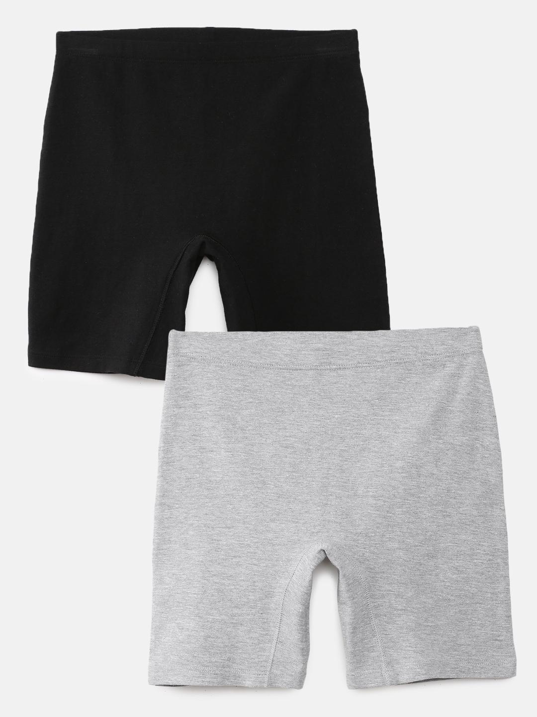 Buy Mackly Girls Pack Of 2 Mid Rise Briefs With Innershorts - - Apparel for Girls