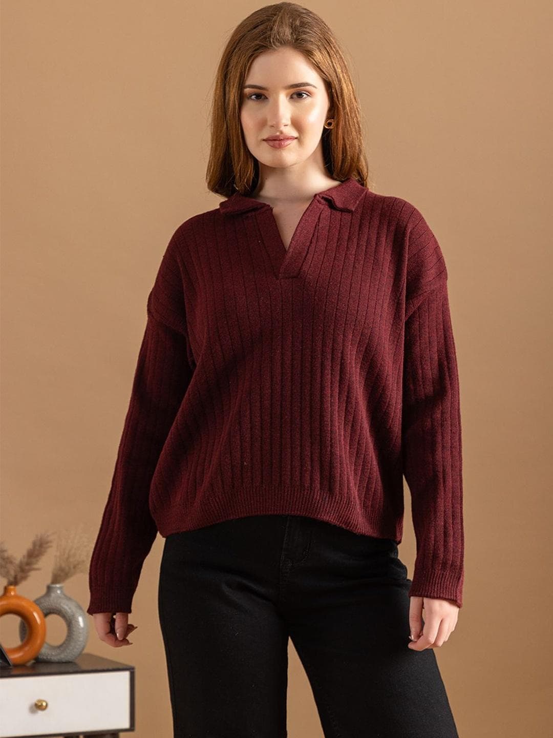 Roadster Women Ribbed Pullover