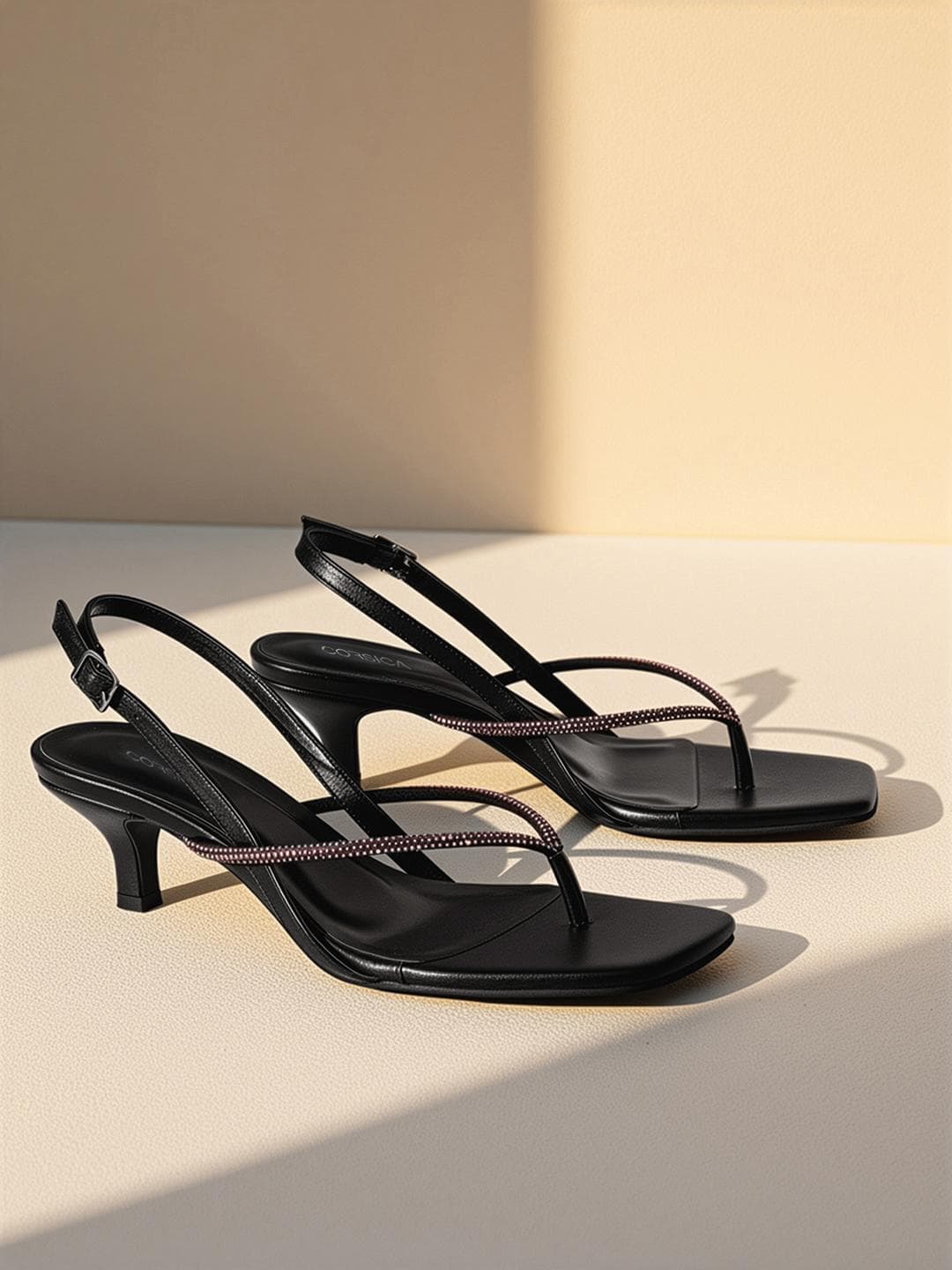 CORSICA Embellished Kitten Heels