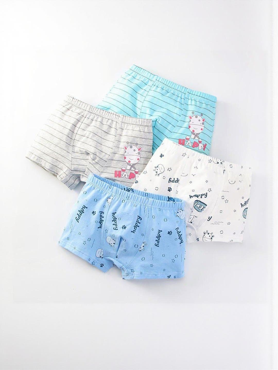 ASJAR Boys Pack of 2 Soft Cotton Boy Shorts Briefs
