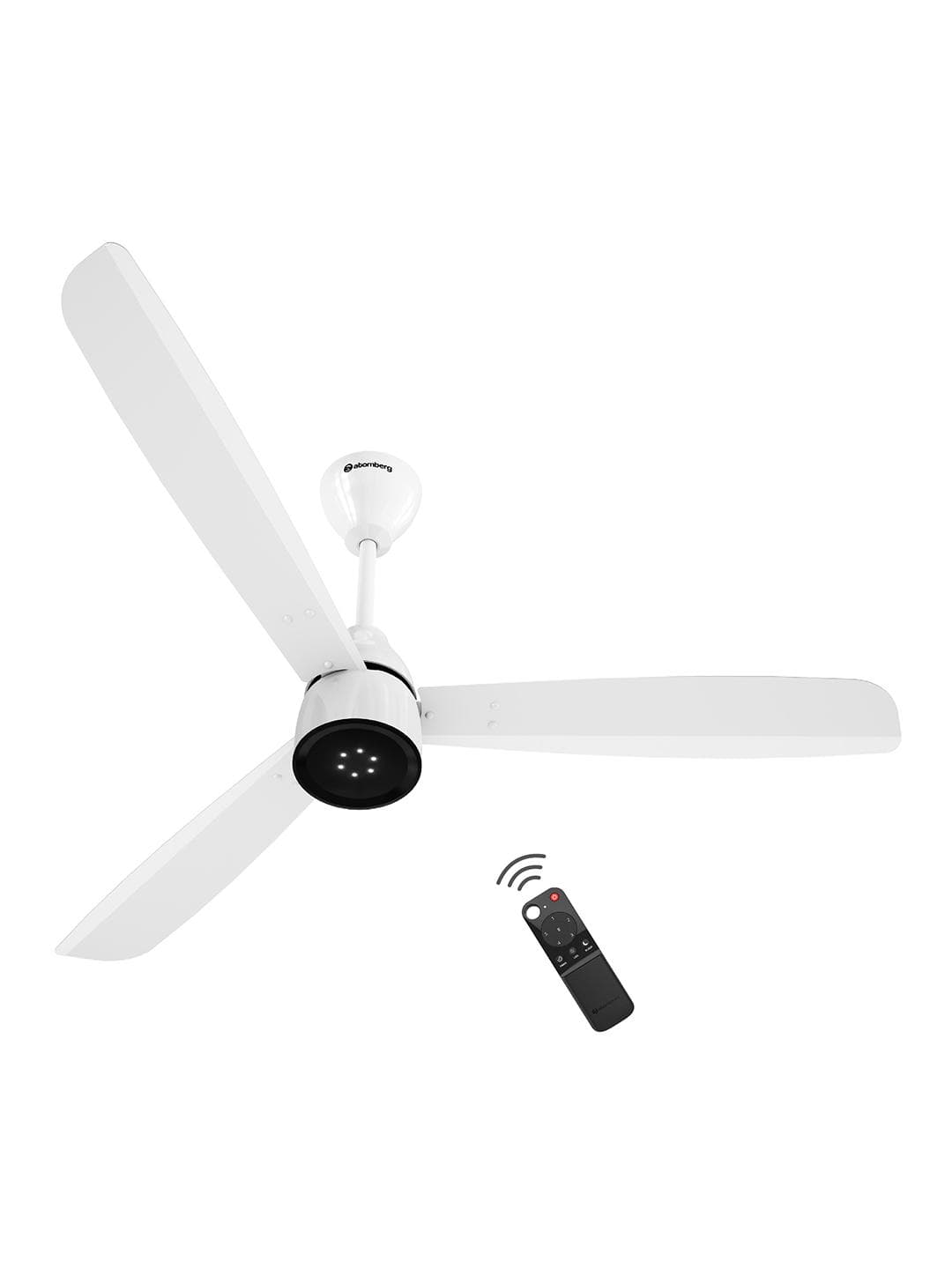 Atomberg Gloss White 5 star Renesa Enzel 1200mm BLDC Ceiling Fan with Remote ControlBEE