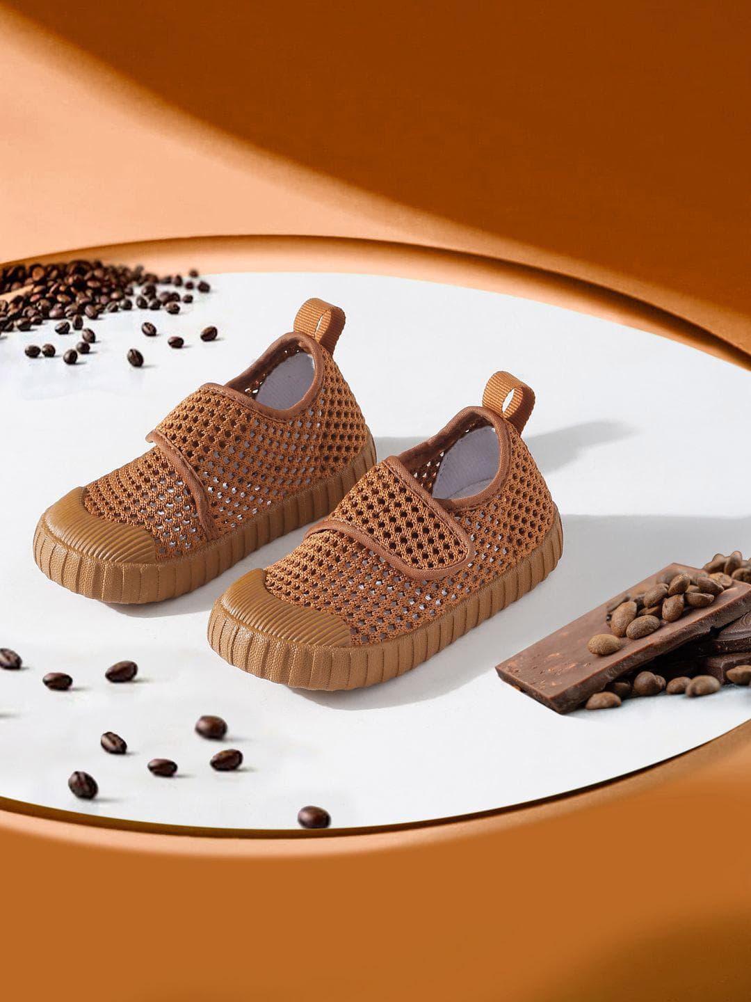 ONYC Kids Airy Brown Toddlers's First Step Breathable Shoes