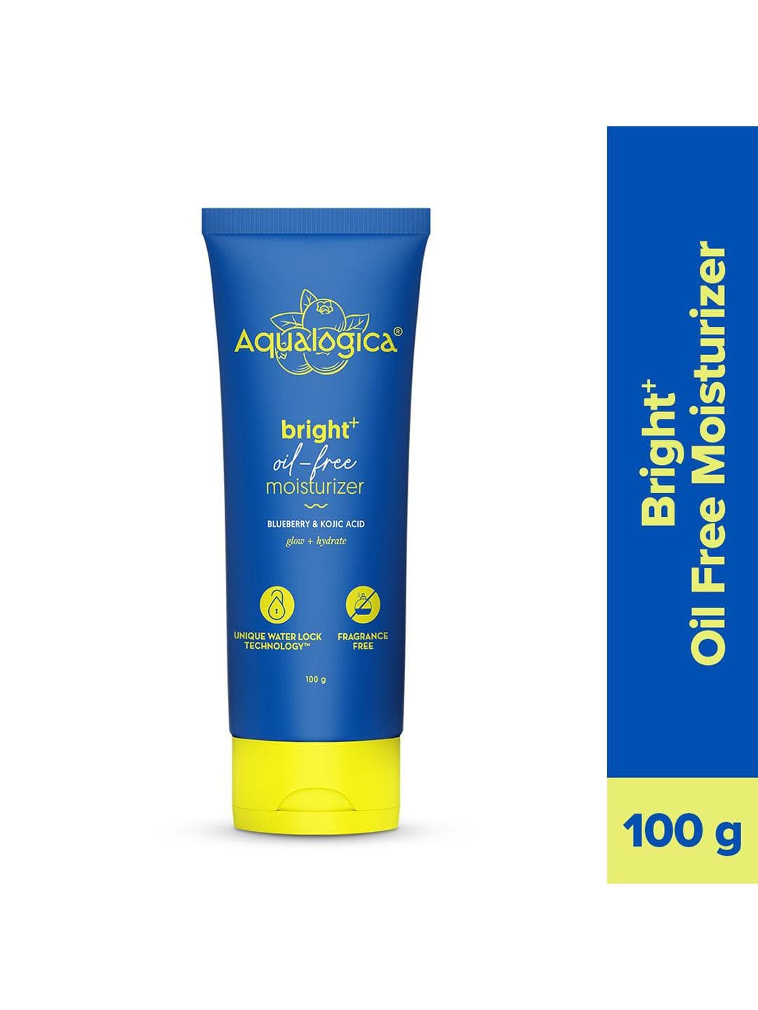 Buy Aqualogica Bright+ Oil Free Moisturizer With Blueberry & Kojic Acid 100 G - - Personal Care for Unisex