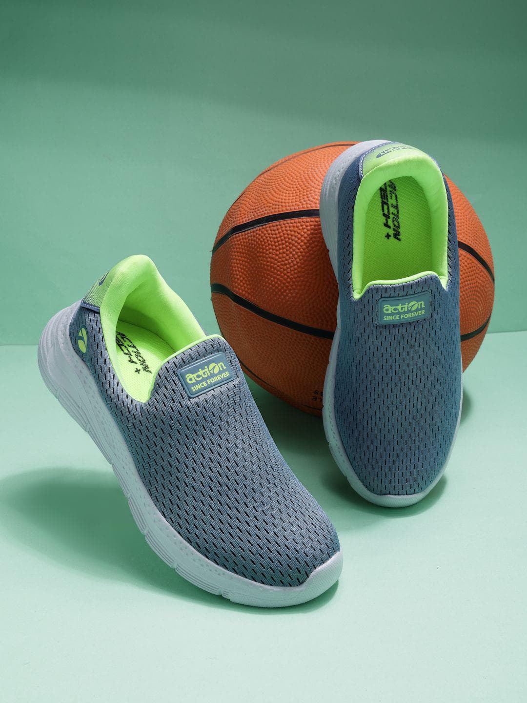 Action Kids Mesh Running Non-Marking Sports Shoes