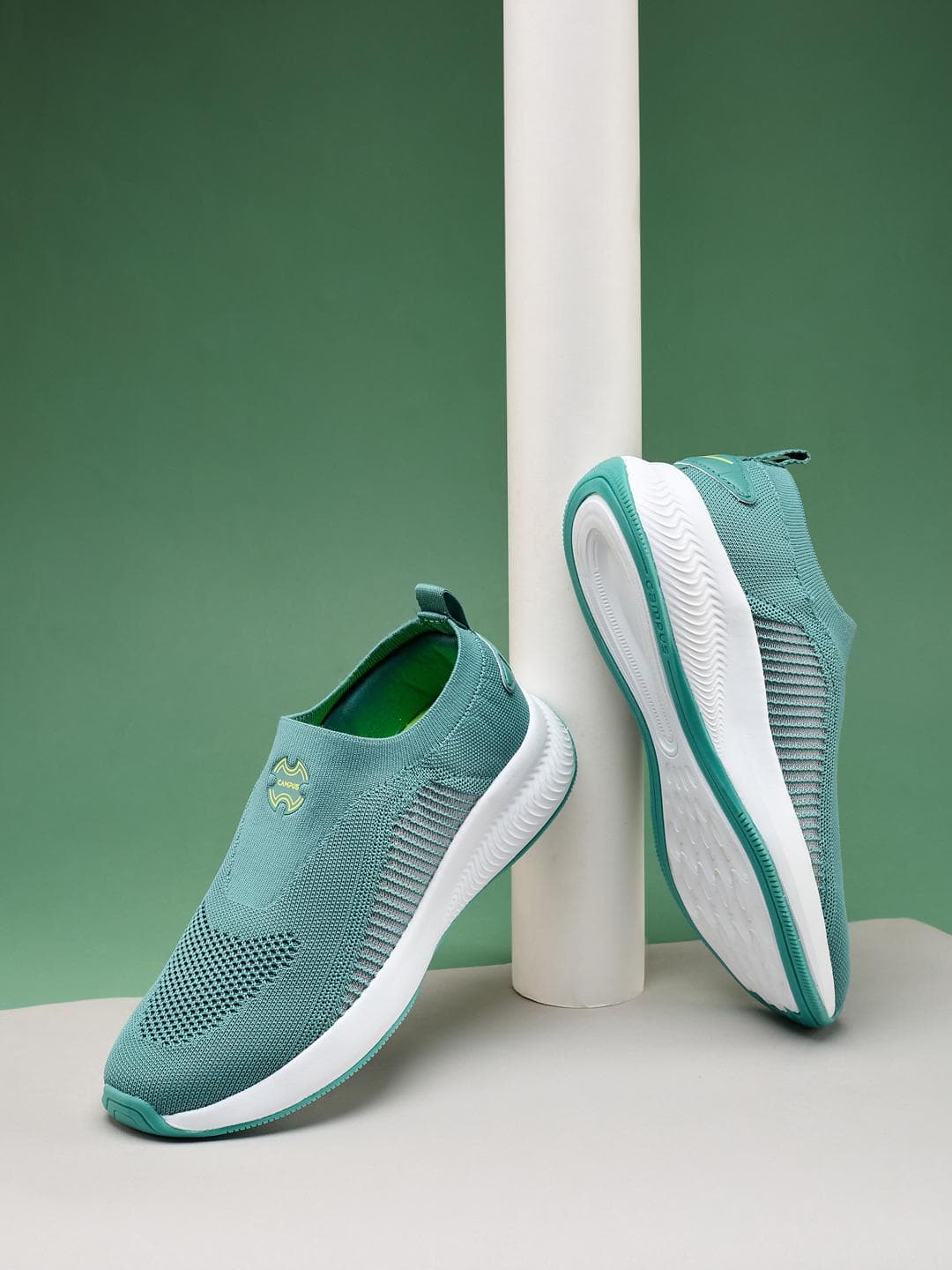 Campus Women SUAVE Woven Design Slip-On Sneakers Shoes