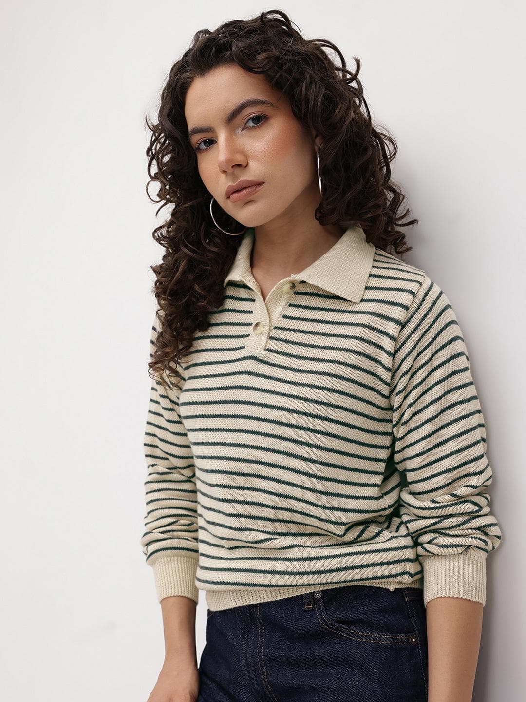 Roadster Women Striped Pullover