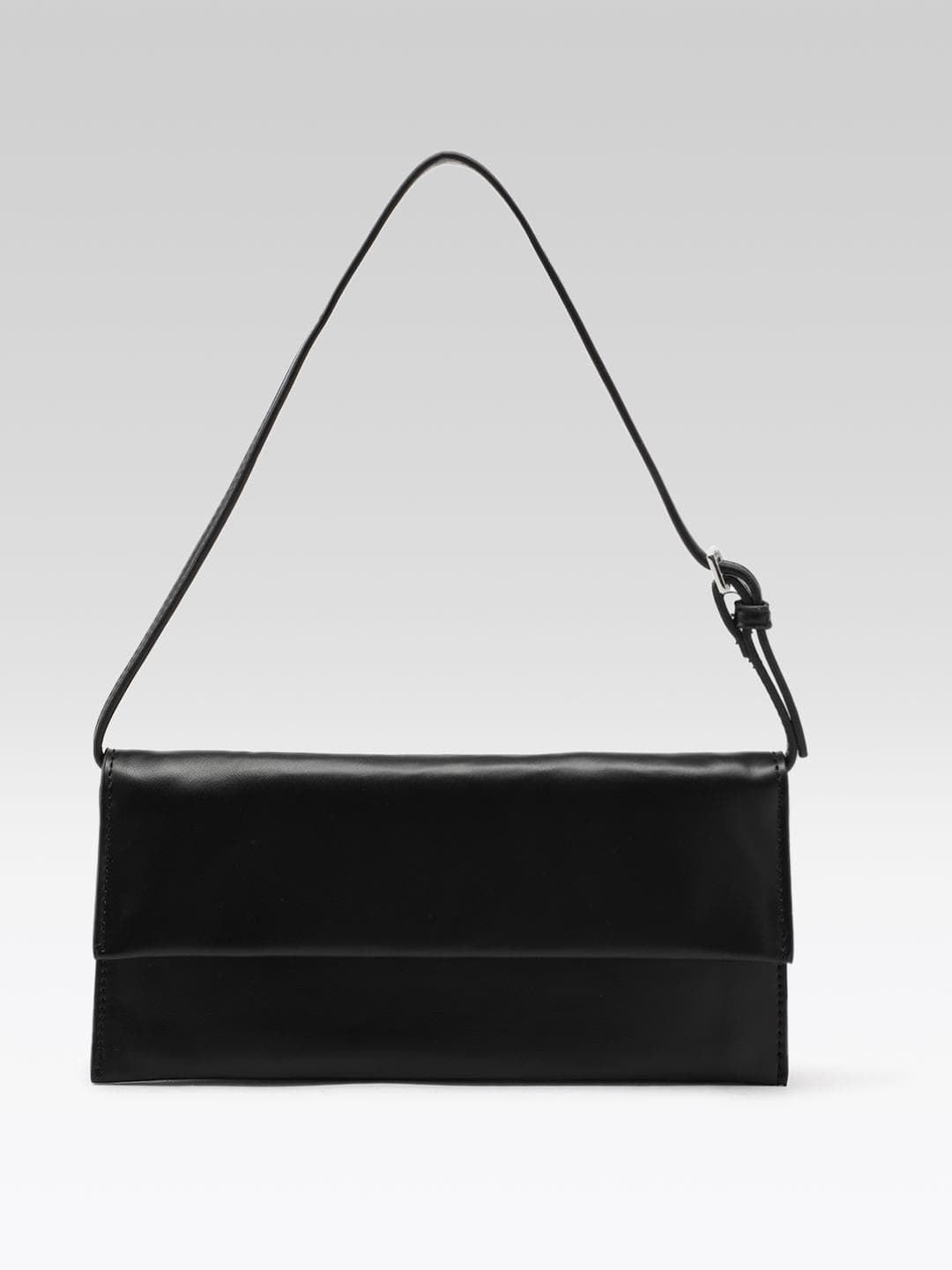 Buy MANGO Solid Baguette Shoulder Bag - - Accessories for Women
