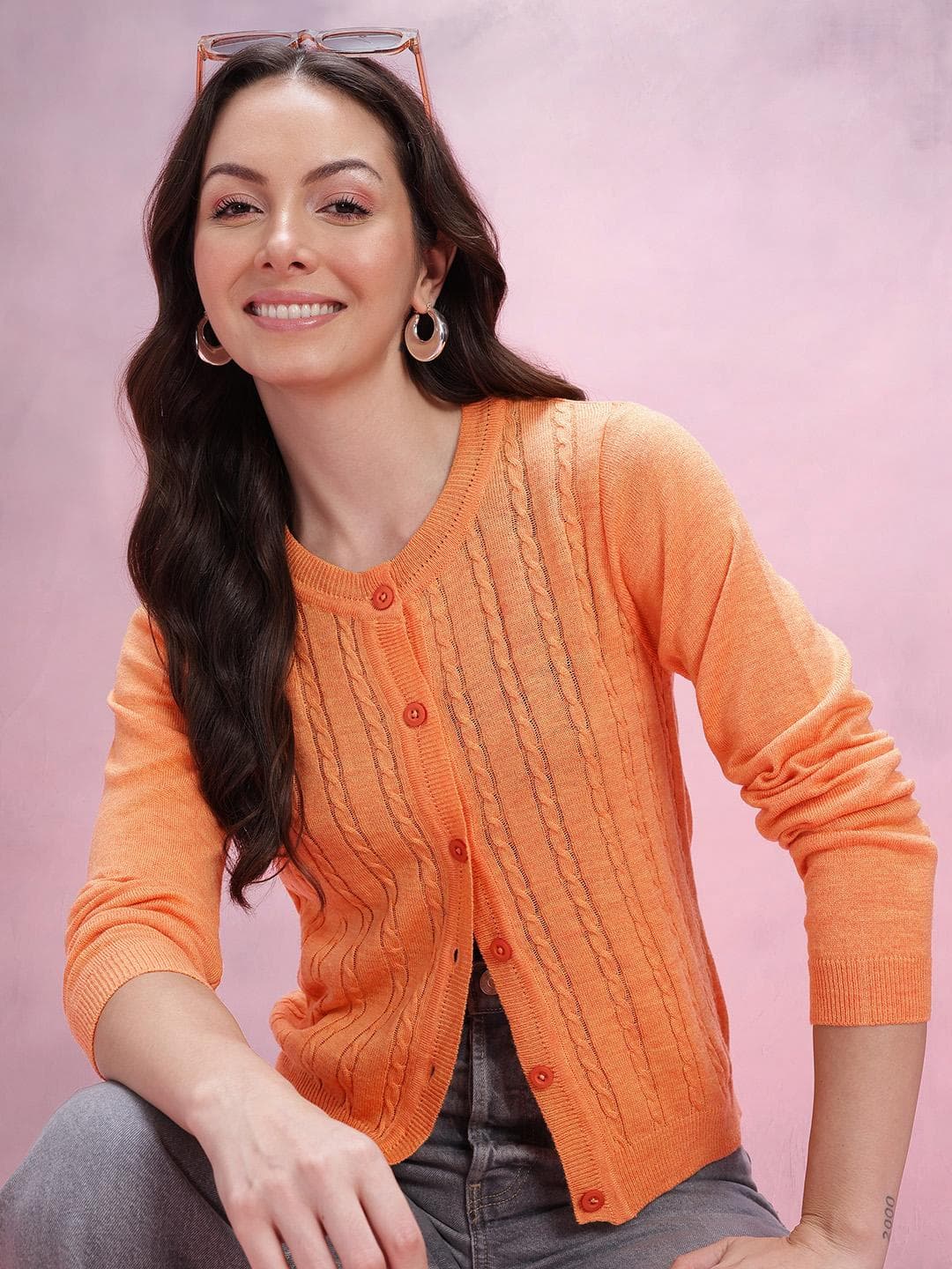 DressBerry Cable Knit Cardigan