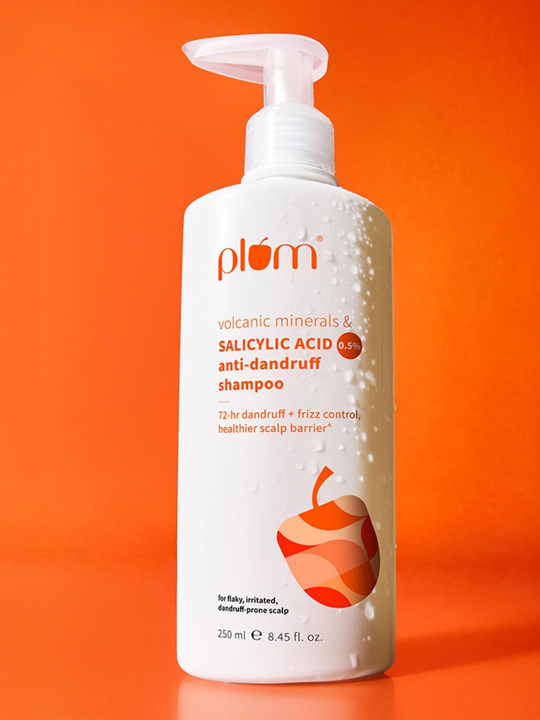 Buy Plum Volcanic Minerals & 0.5% Salicylic Acid Anti Dandruff Shampoo 250 Ml - - Personal Care for Unisex
