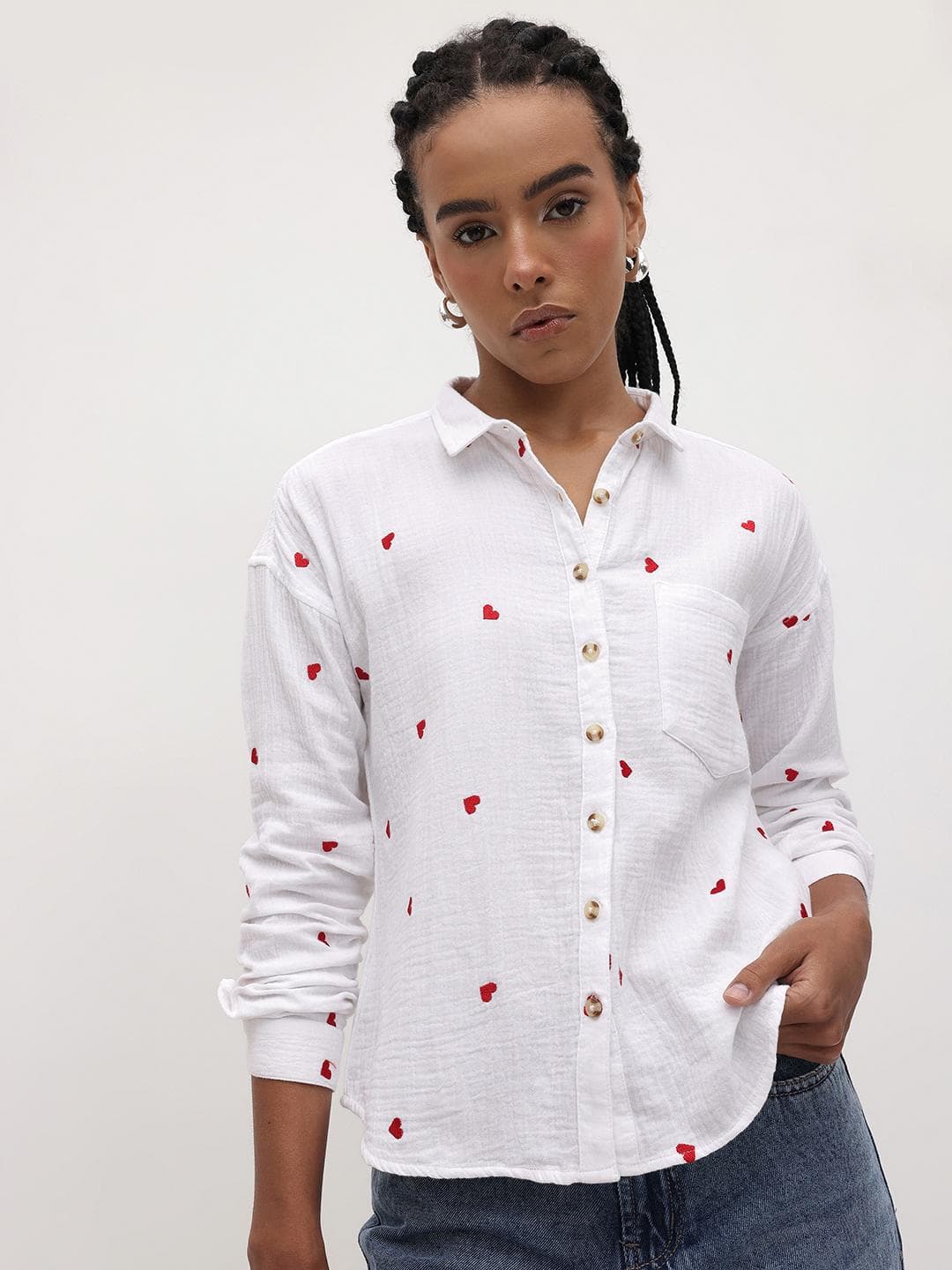 The Roadster Life Co. Conversational Print Casual Shirt
