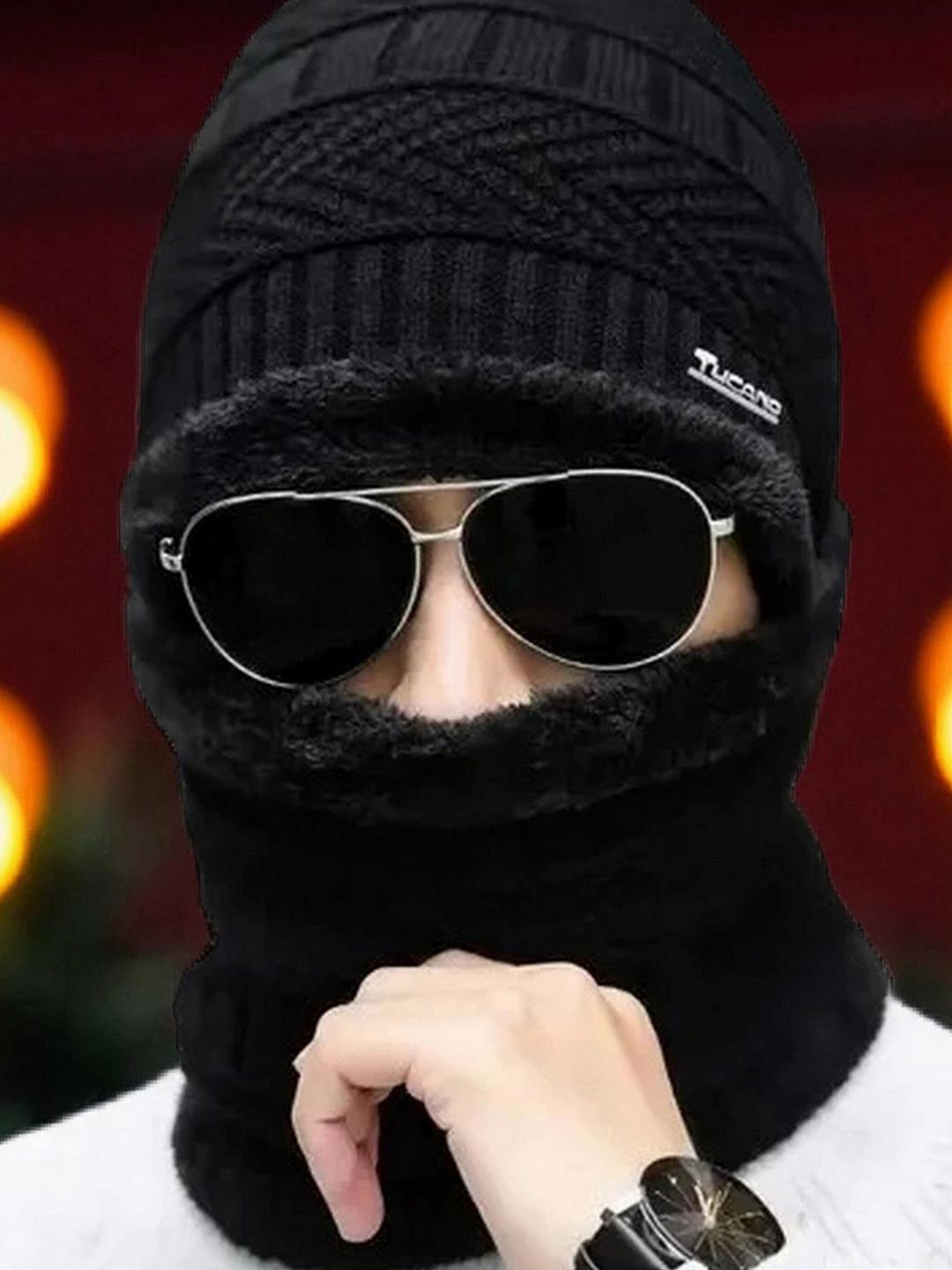 Buy Infispace Unisex Beanie Cap With Neck Warmer - - Accessories for Unisex