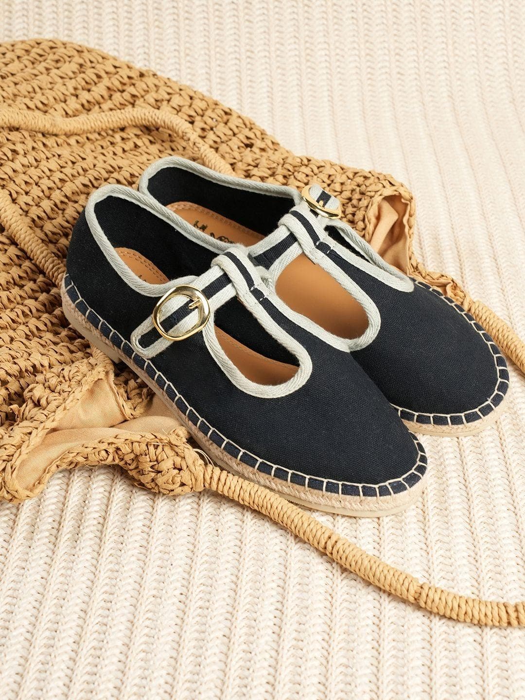 Theater Women Catalonia Navy Blue Mary Jane Espadrilles