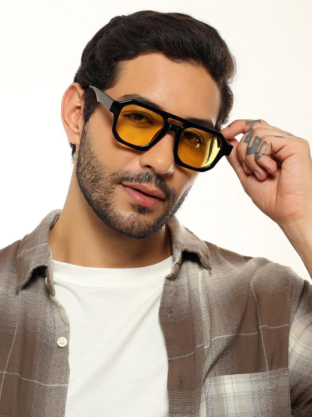Buy Eyejack By Voyage Unisex Square Sunglasses With UV Protected Lens - - Accessories for Unisex