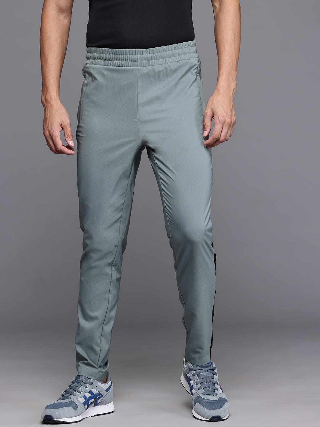 ASICS Men Brand Logo Detail Side Panelled Running Track Pants