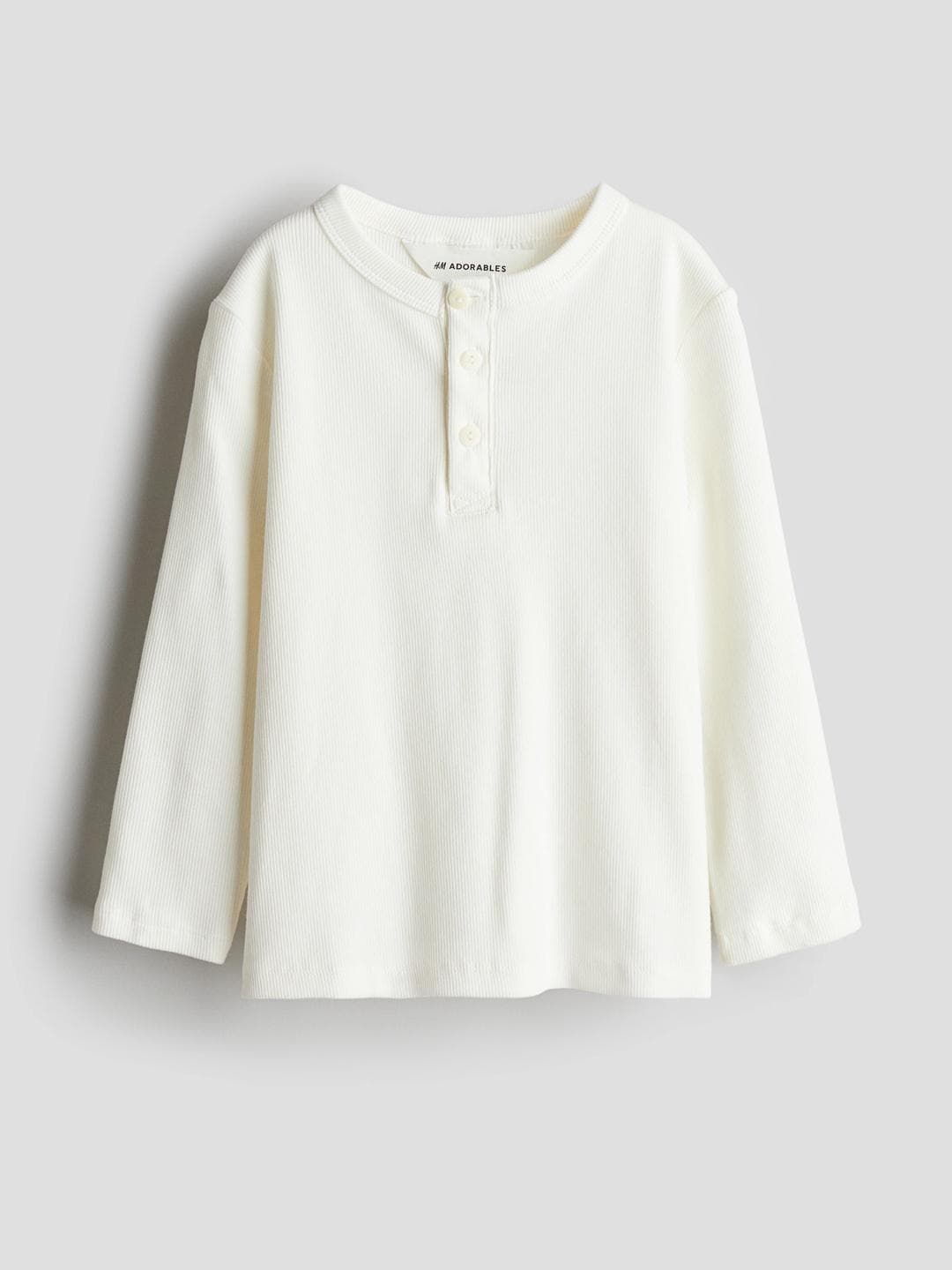 H&M Cotton Henley Top