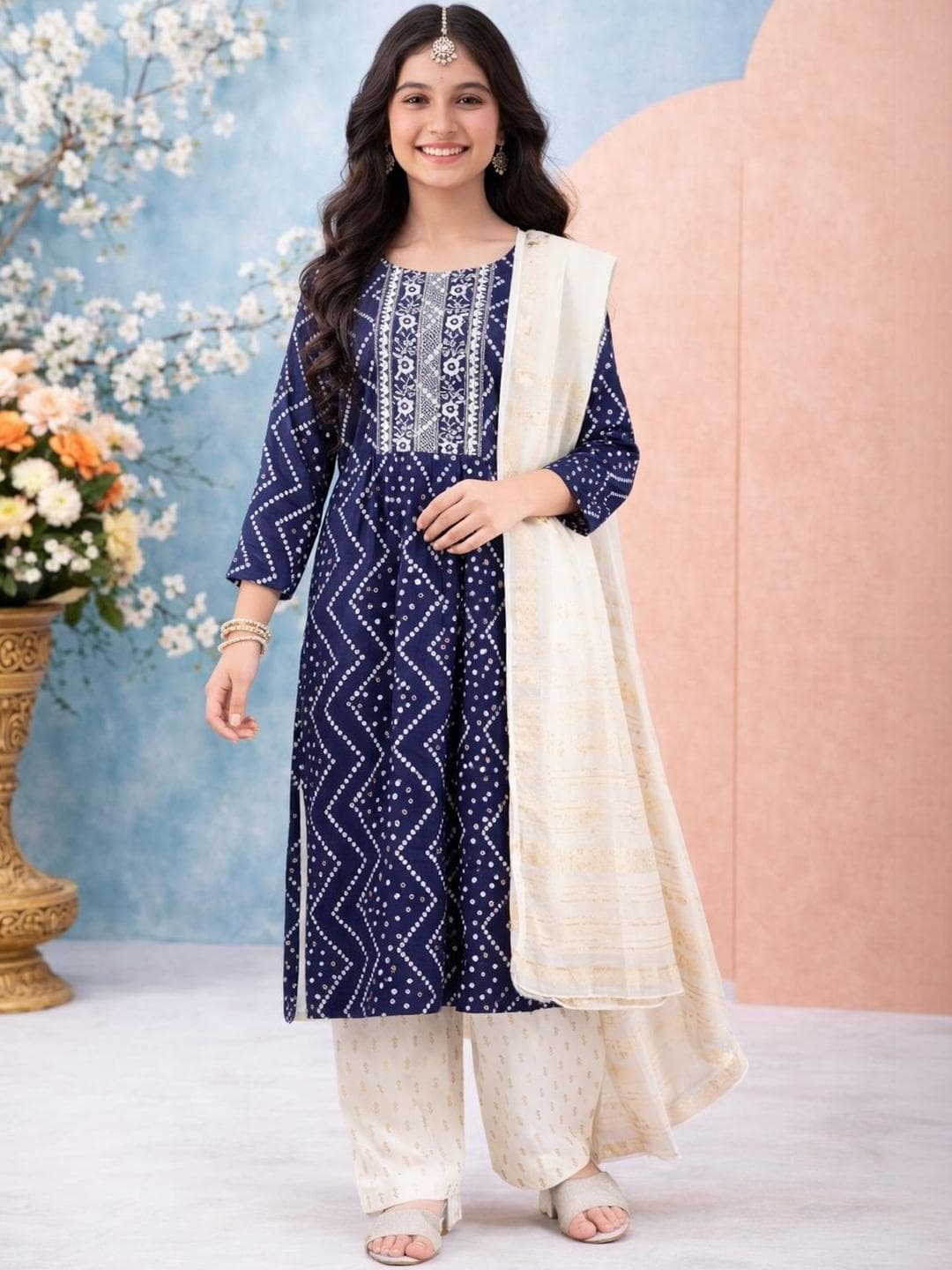 KALINI Girls Kurta