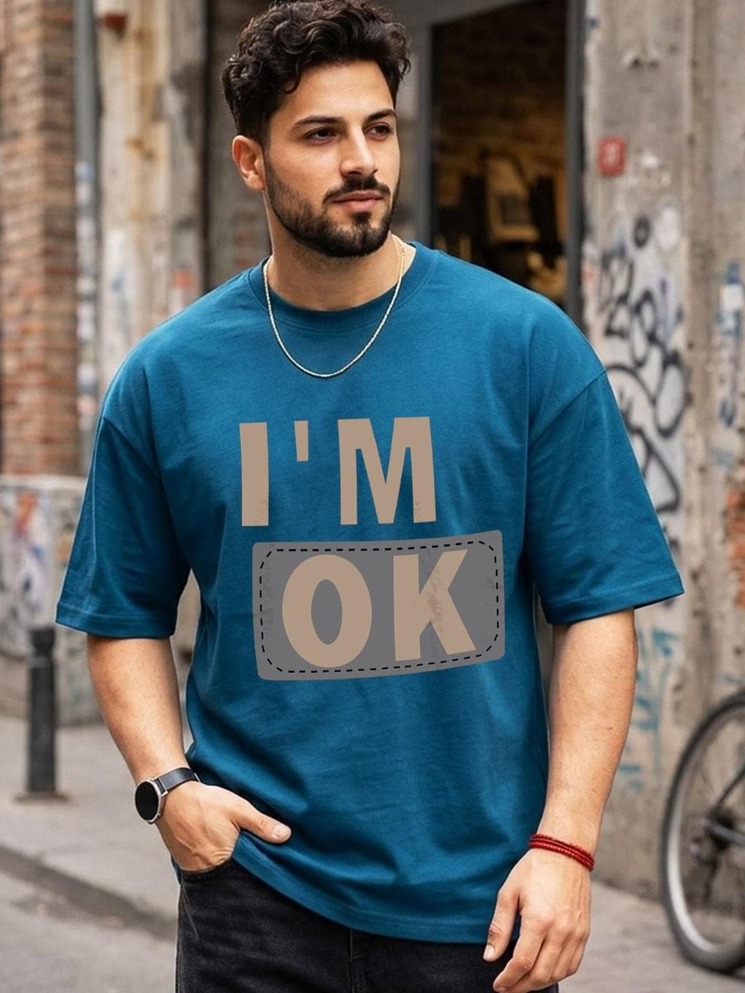 AUSK Men Printed T-shirt