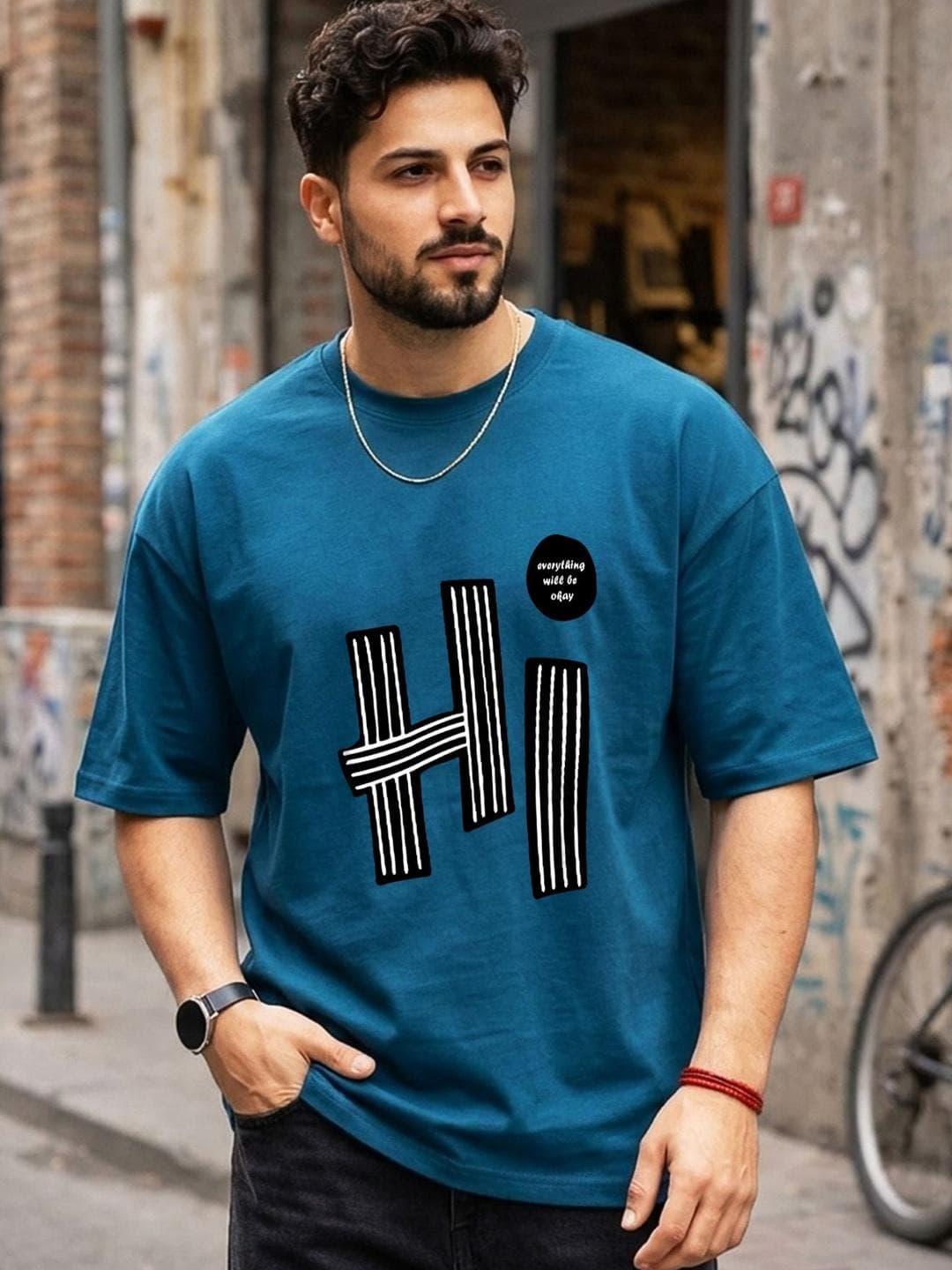 AUSK Men Printed T-shirt
