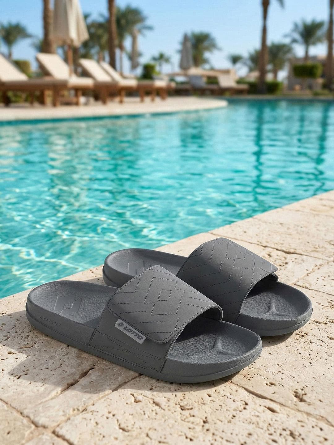Lotto Men Enduro TX Grey Slides