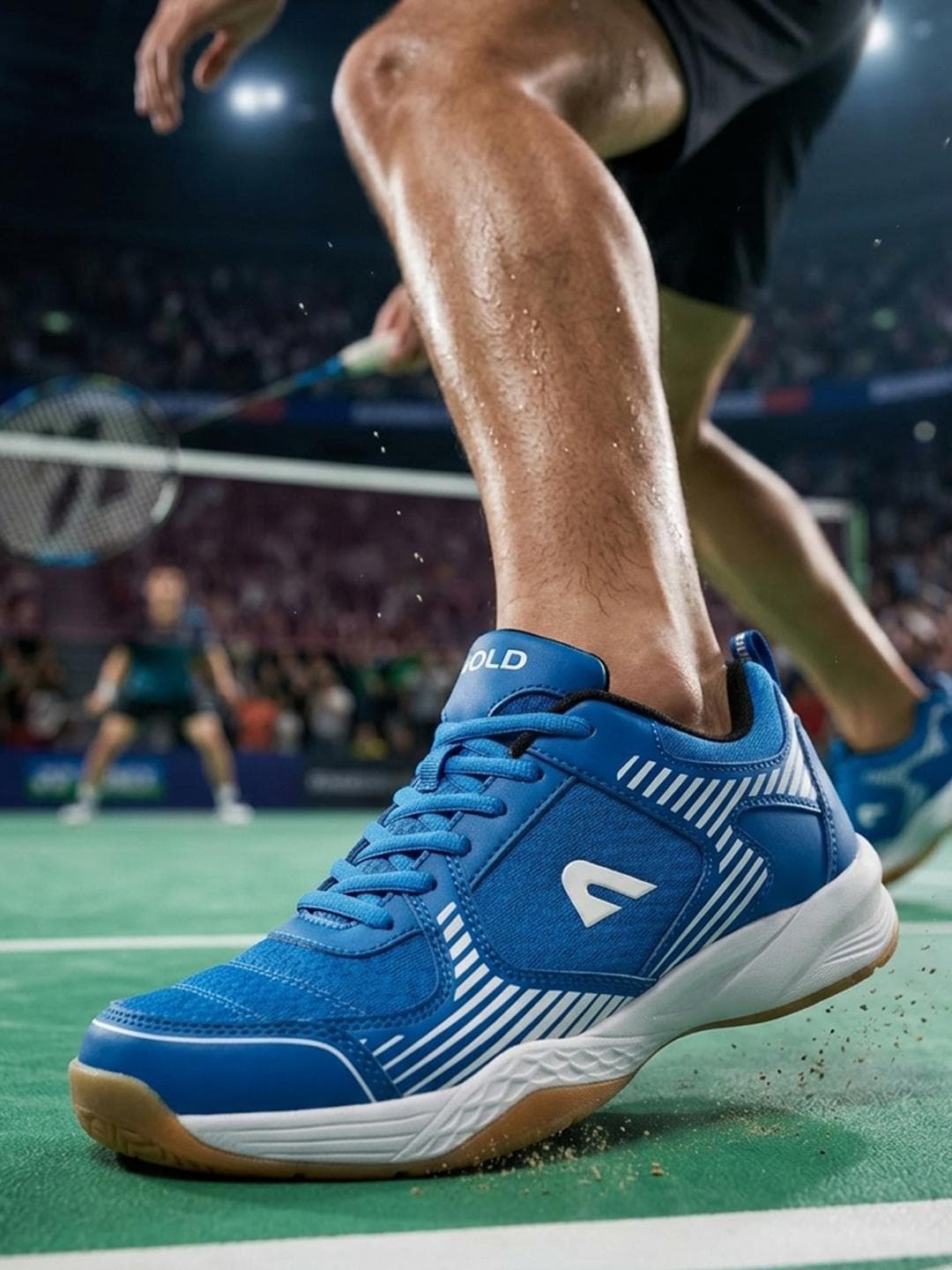 Buy BOLDFIT Men Blue Sports Hawkeye Badmintion Shoes - - Footwear for Men