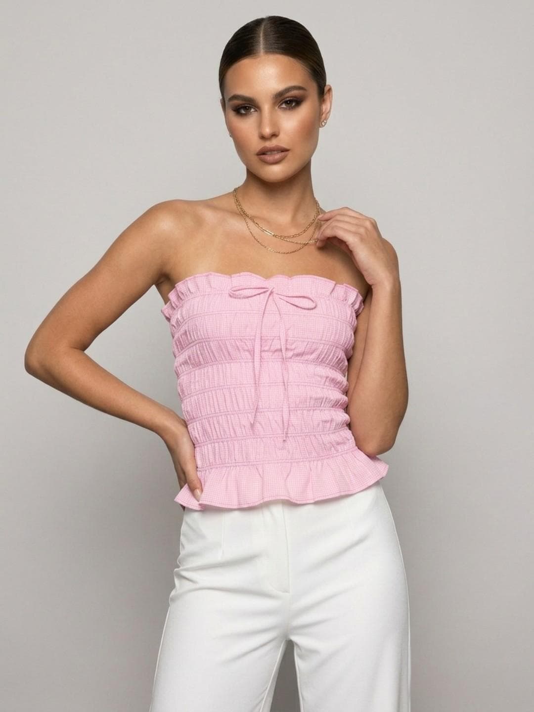 Phosphorus Striped Tube Top