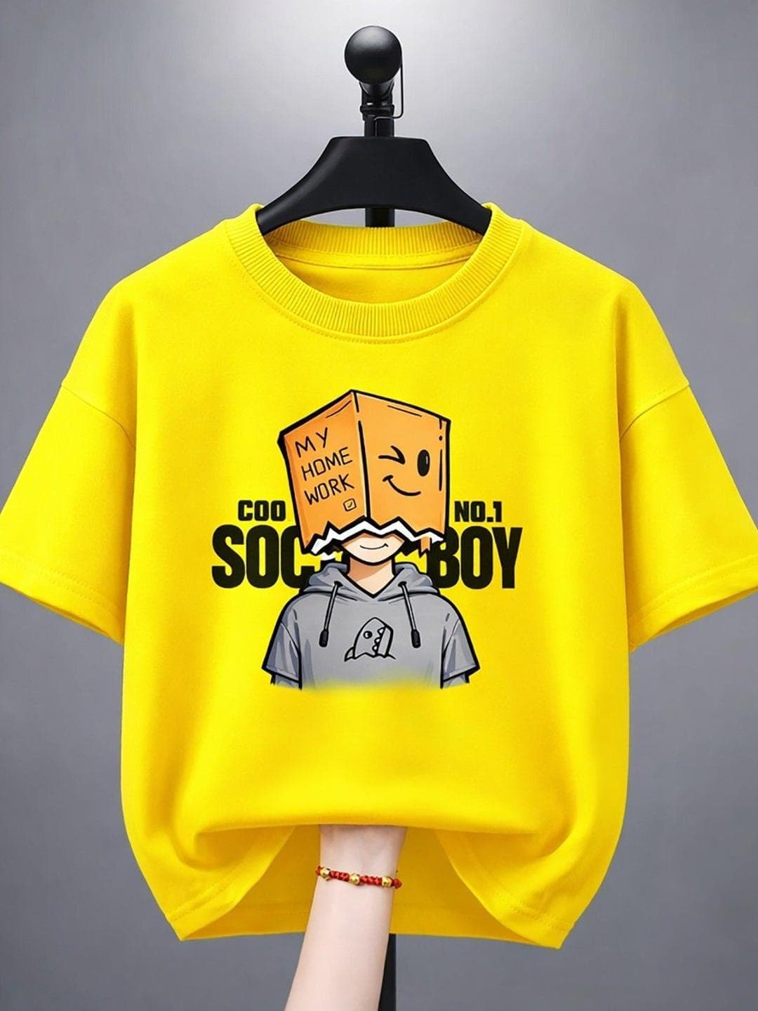 KEESOR Boys Graphic Printed Round Neck Cotton Tshirts