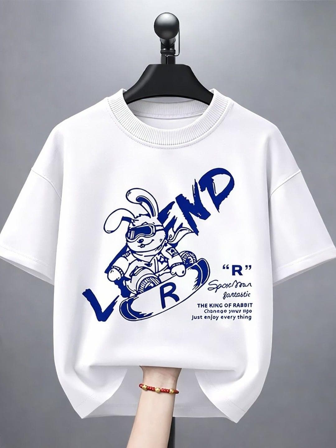 KEESOR Boys Graphic Printed Round Neck Cotton Tshirts