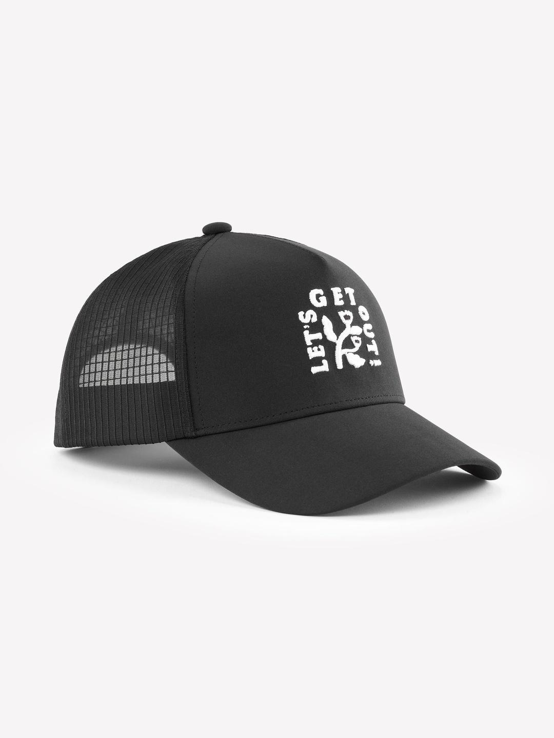 Buy Decathlon Forclaz Adults Black Trucker 500 Airing Hiking Caps - - Accessories for Men
