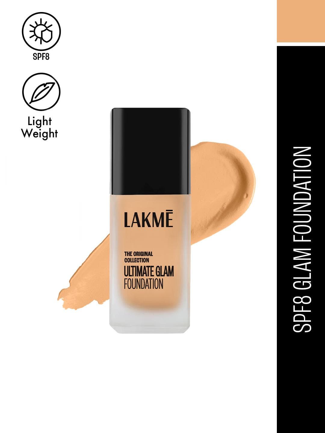 Lakme Ultimate Glam Invisible Finish Foundation For Full Coverage SPF8 25ml - Shade 05