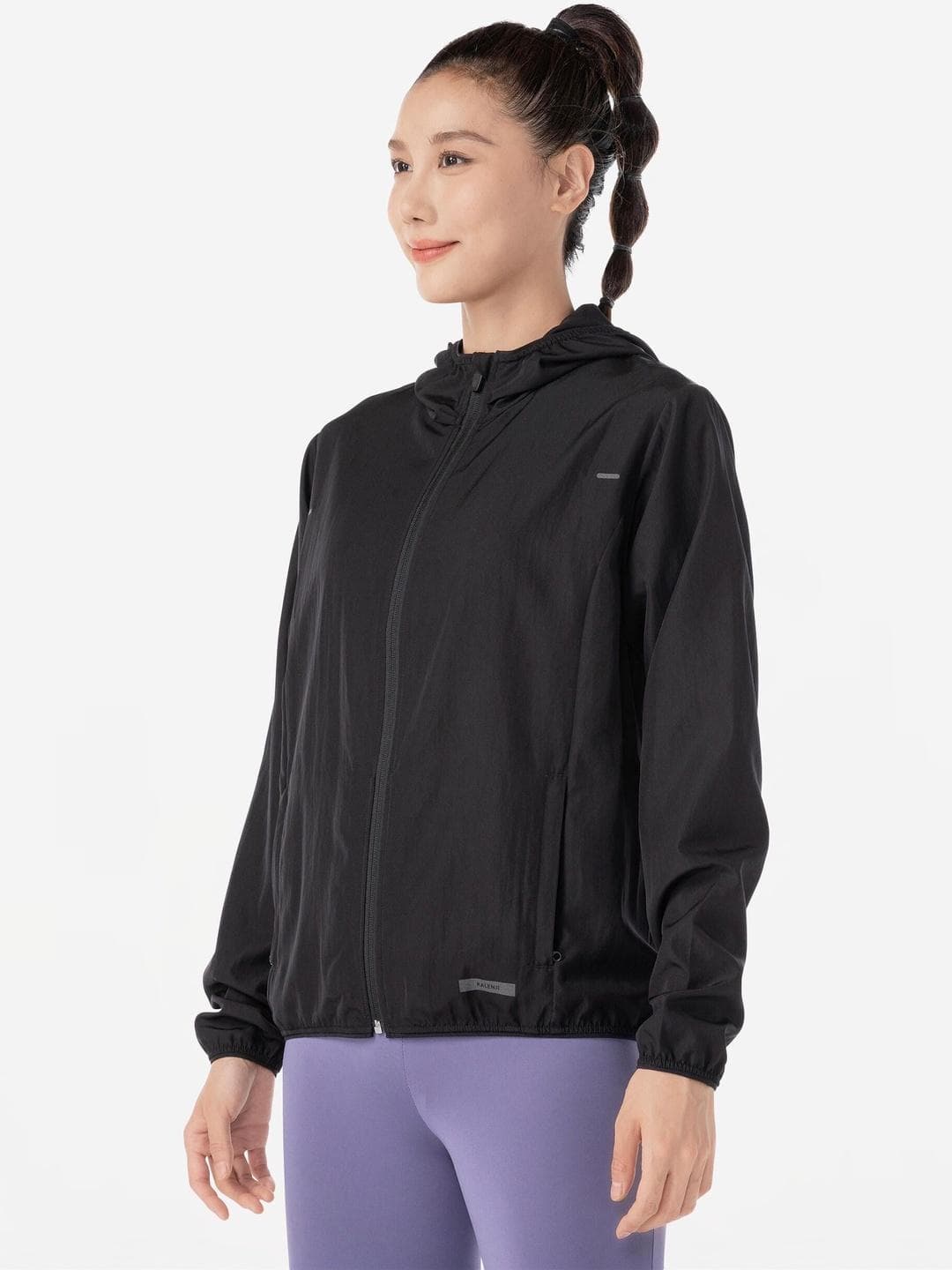 Decathlon Kiprun - Women Black Run 100 Wind Windproof Running Jacket