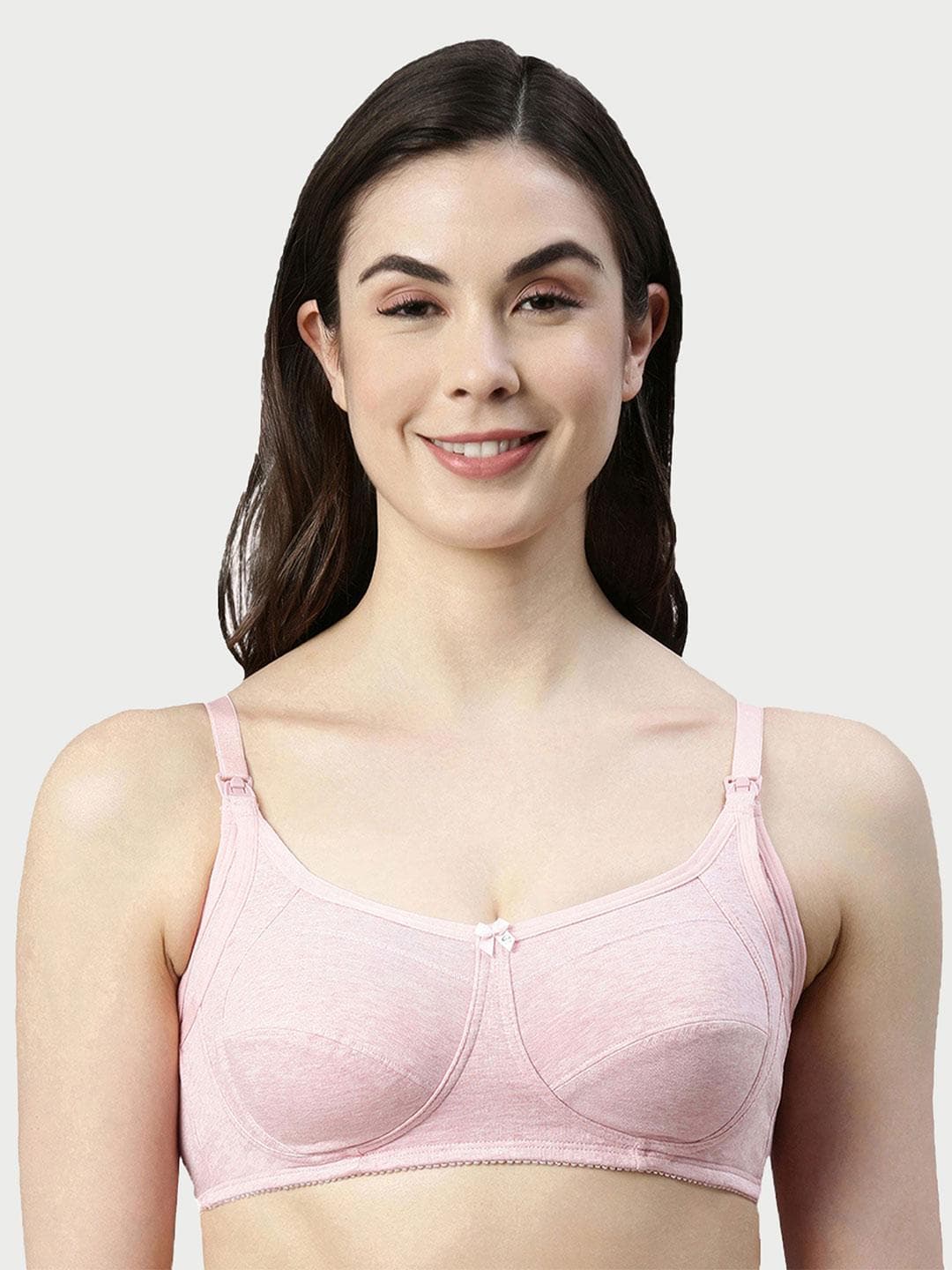 Enamor Non Padded Wirefree High Coverage Sectioned Lift & Support Nursing Bra Mt02
