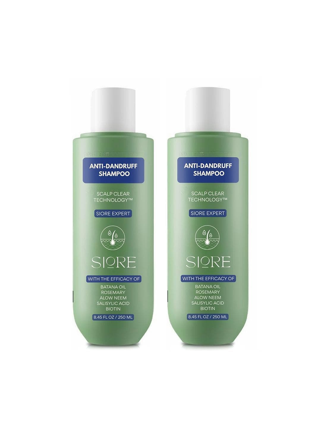 Buy SIORE Set Of 2 Anti Dandruff Shampoo 240 Ml Each - - Personal Care for Unisex