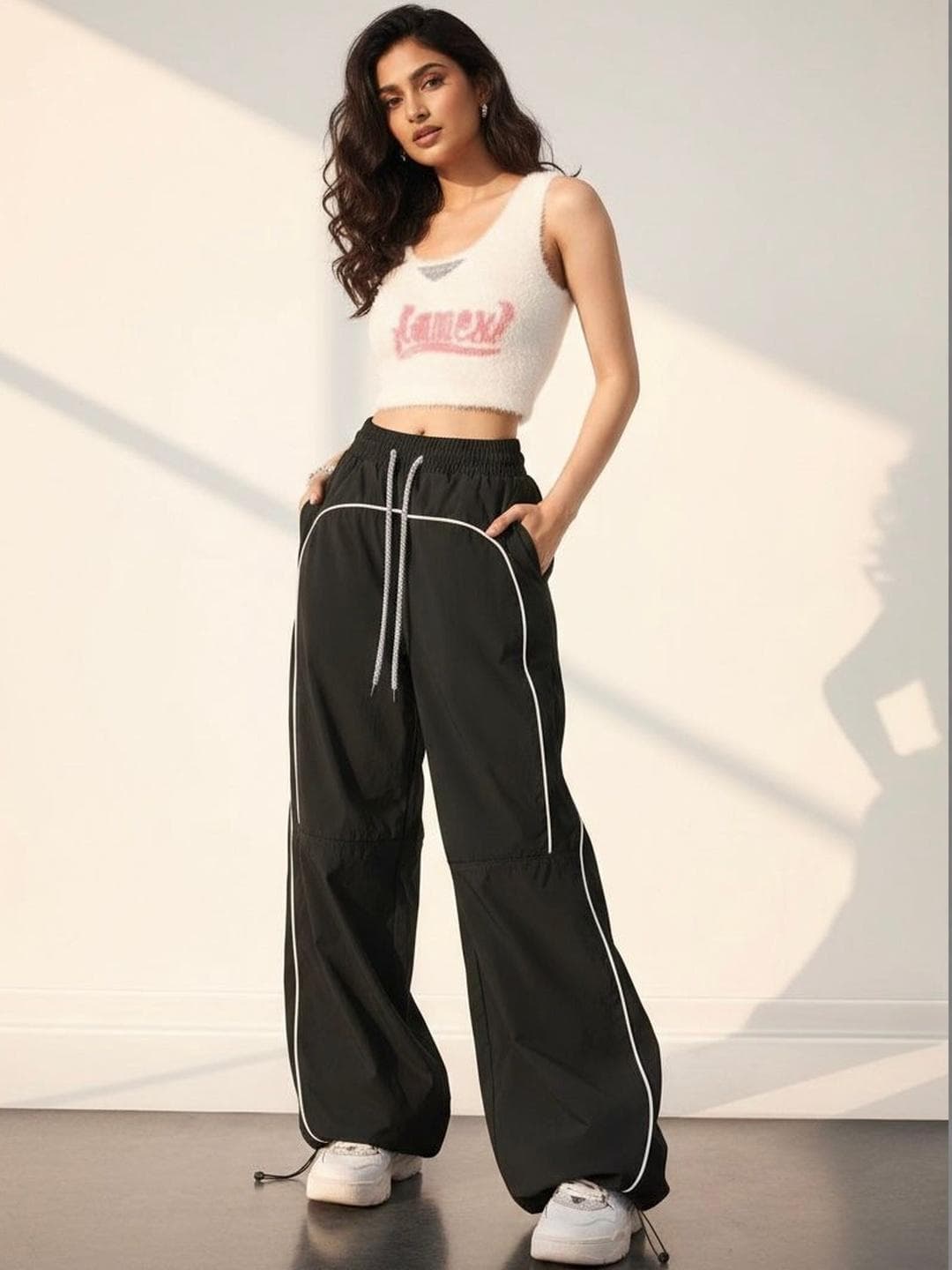 Roadster Women Wide Leg Track Pants
