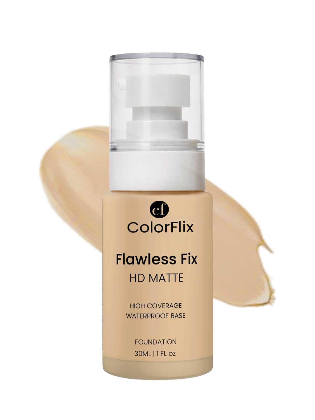 Buy COLORFLIX Flawless Fix HD Matte High Coverage Foundation 30 Ml Natural - - Personal Care for Women