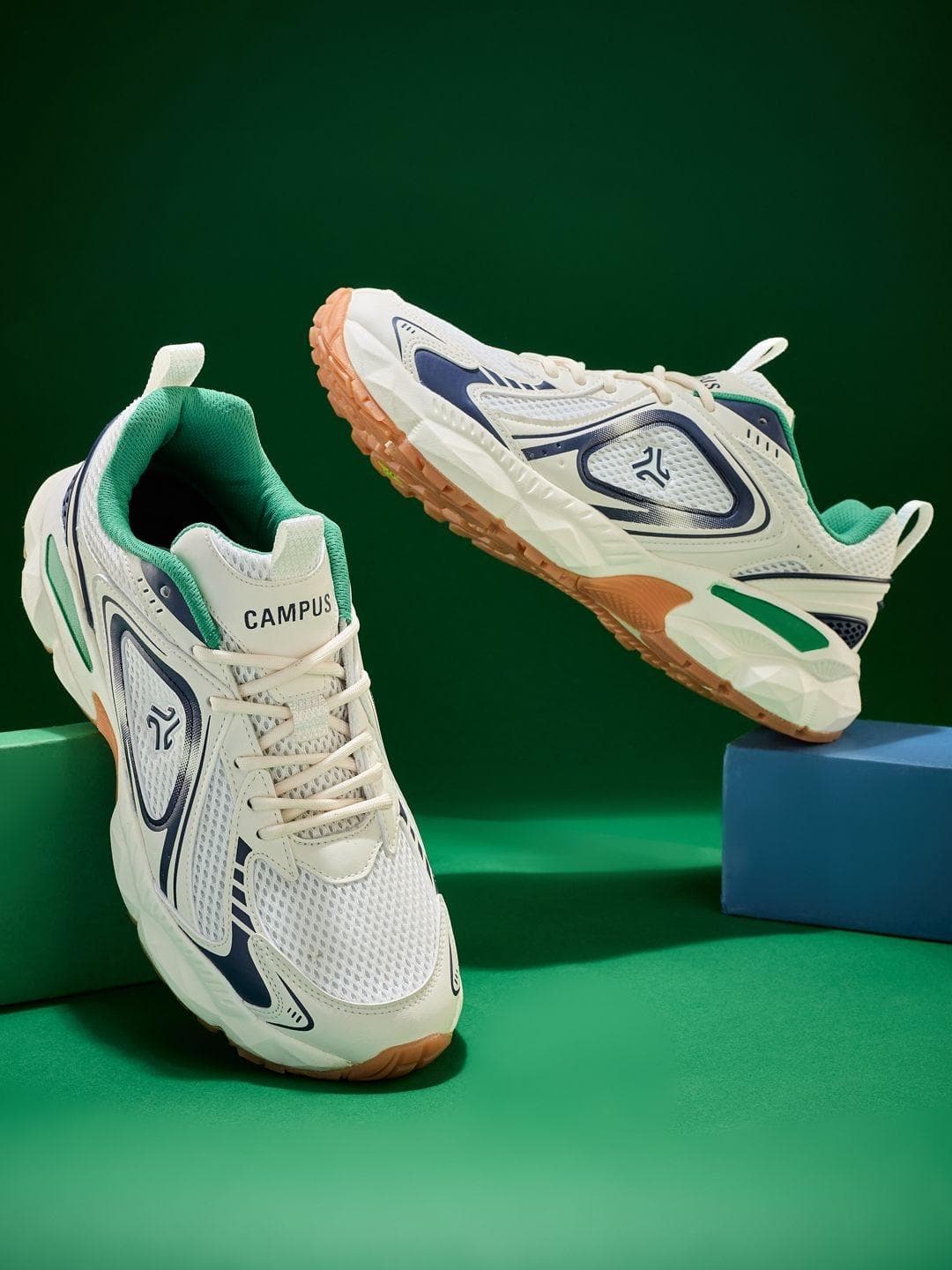 Campus 22G-13434 Men Colourblocked Sneakers