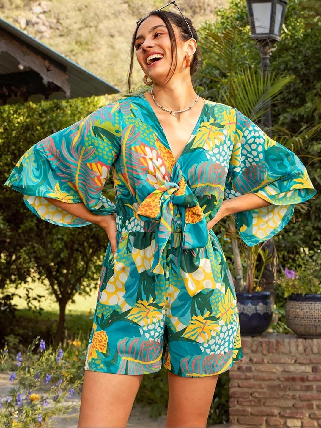 SASSAFRAS Printed Jumpsuit