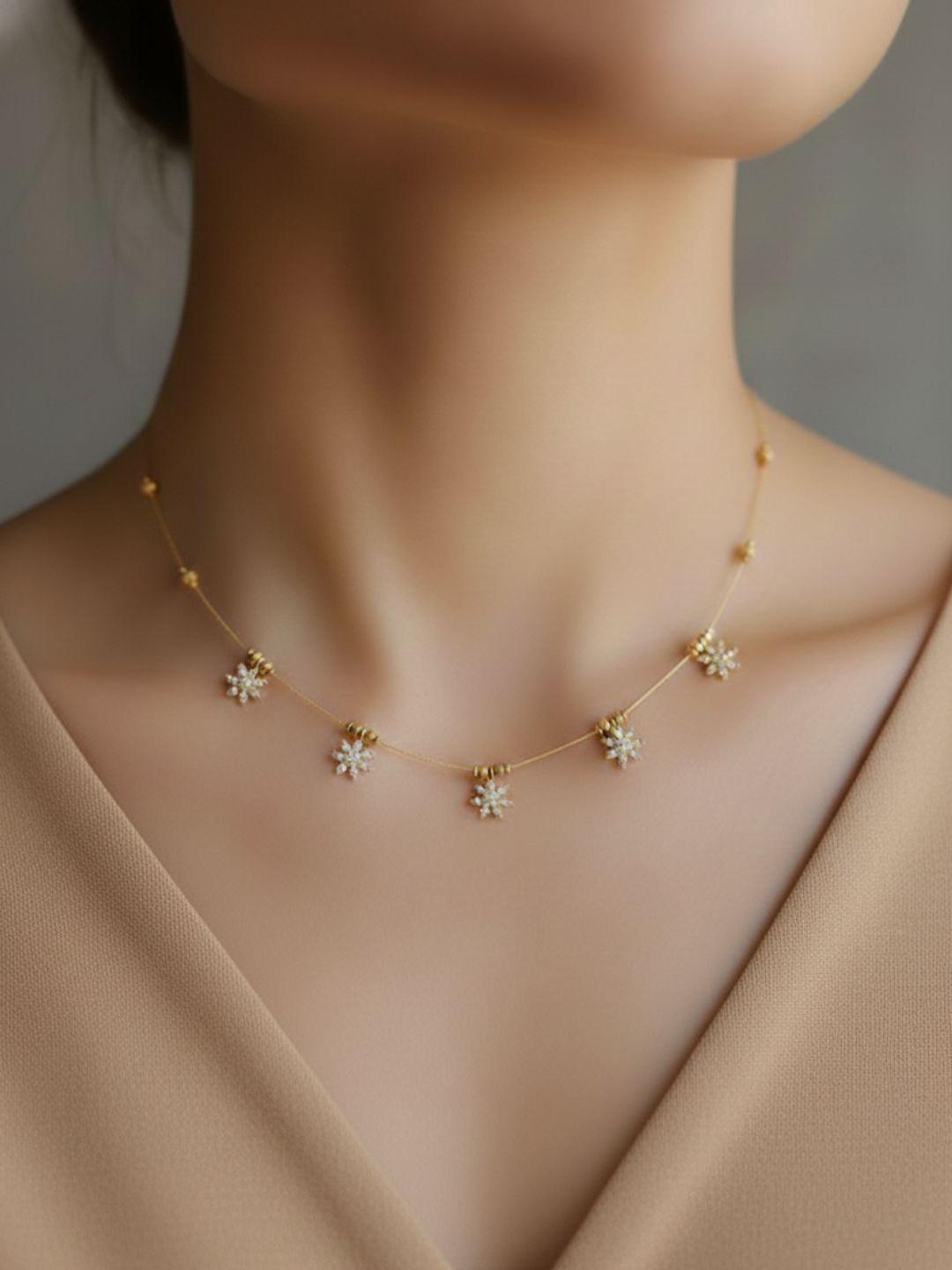 Buy Anouk Brass Gold Plated Necklace - - Accessories for Women
