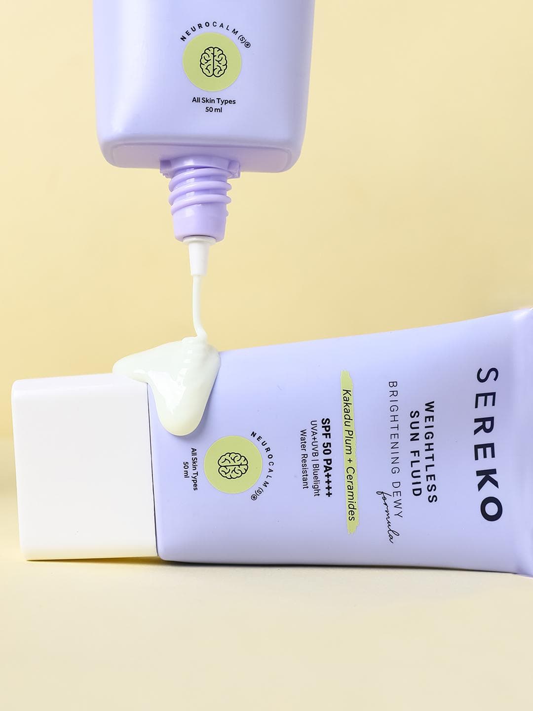 Buy SEREKO Weightless Sun Fluid Brightening SPF PA ++++ Dewy Sunscreen 50 Ml - - Personal Care for Unisex