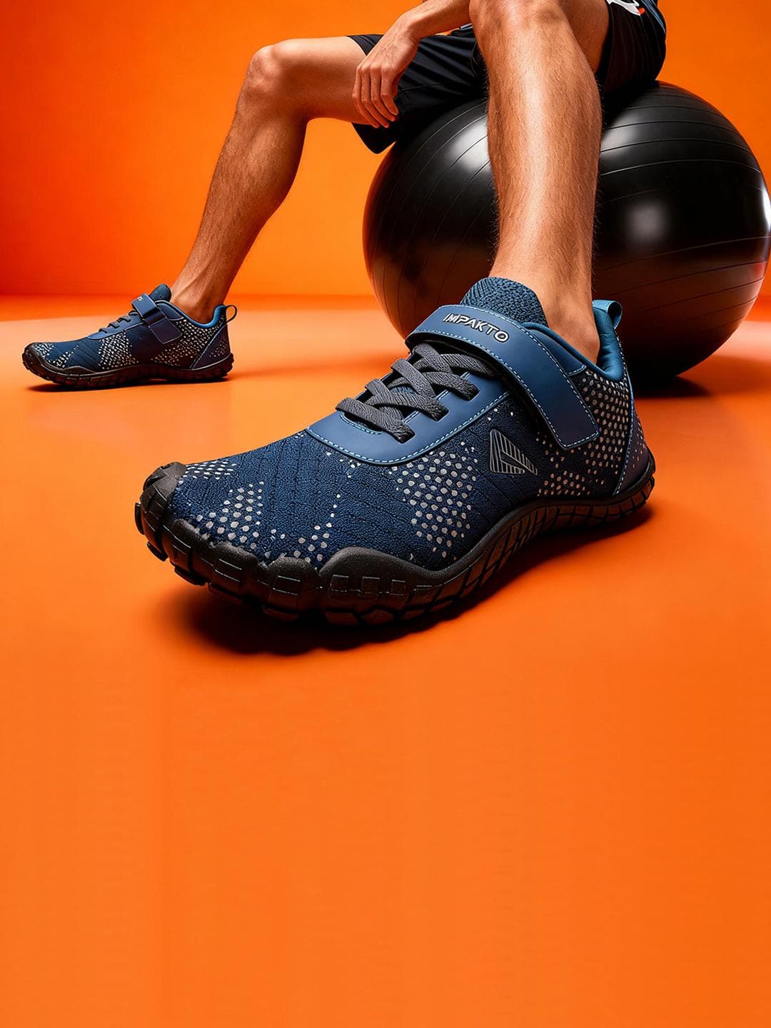 Buy IMPAKTO Men Barefoot Rooted Big Toe Box Cross Training Gym Running Walking Shoes - - Footwear for Men